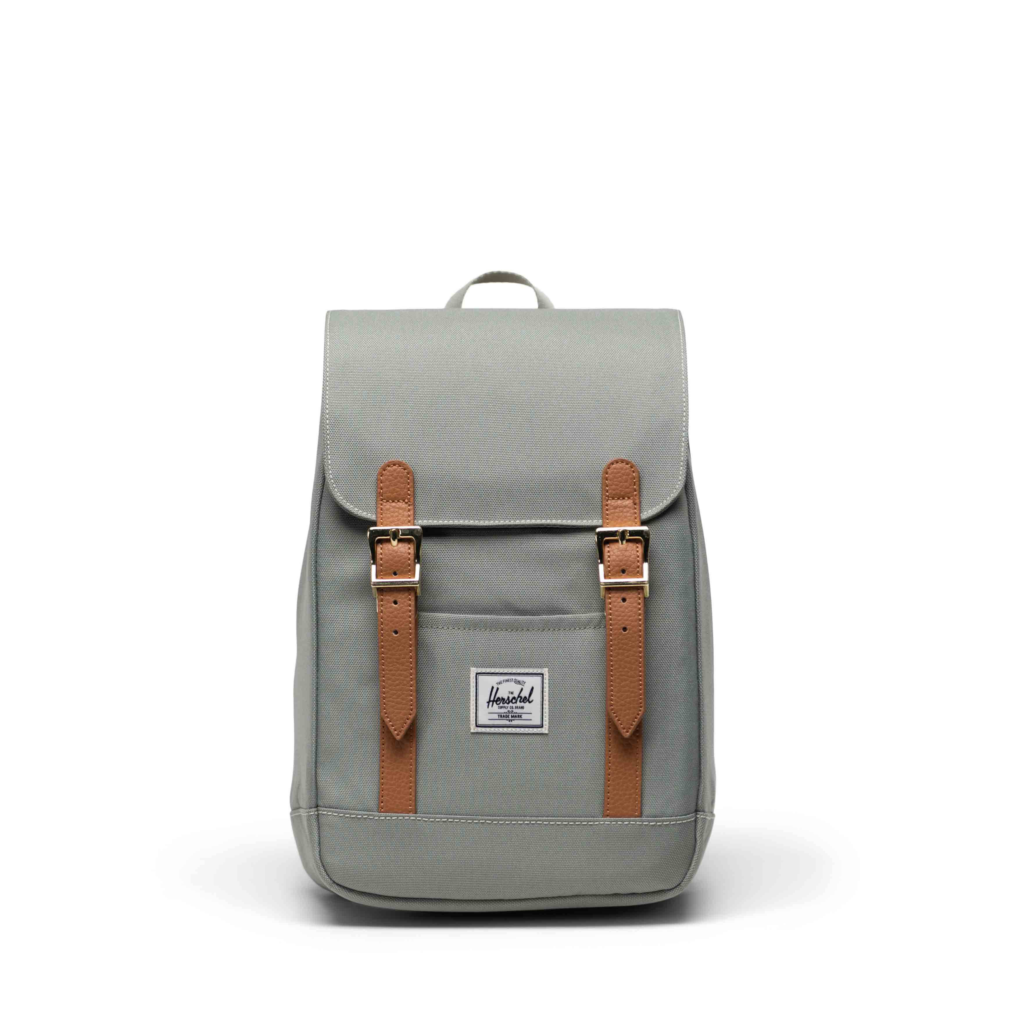 Puslu Yeşil Herschel Retreat Mini Su İtici Kumaş Sırt Çantası, 10 L