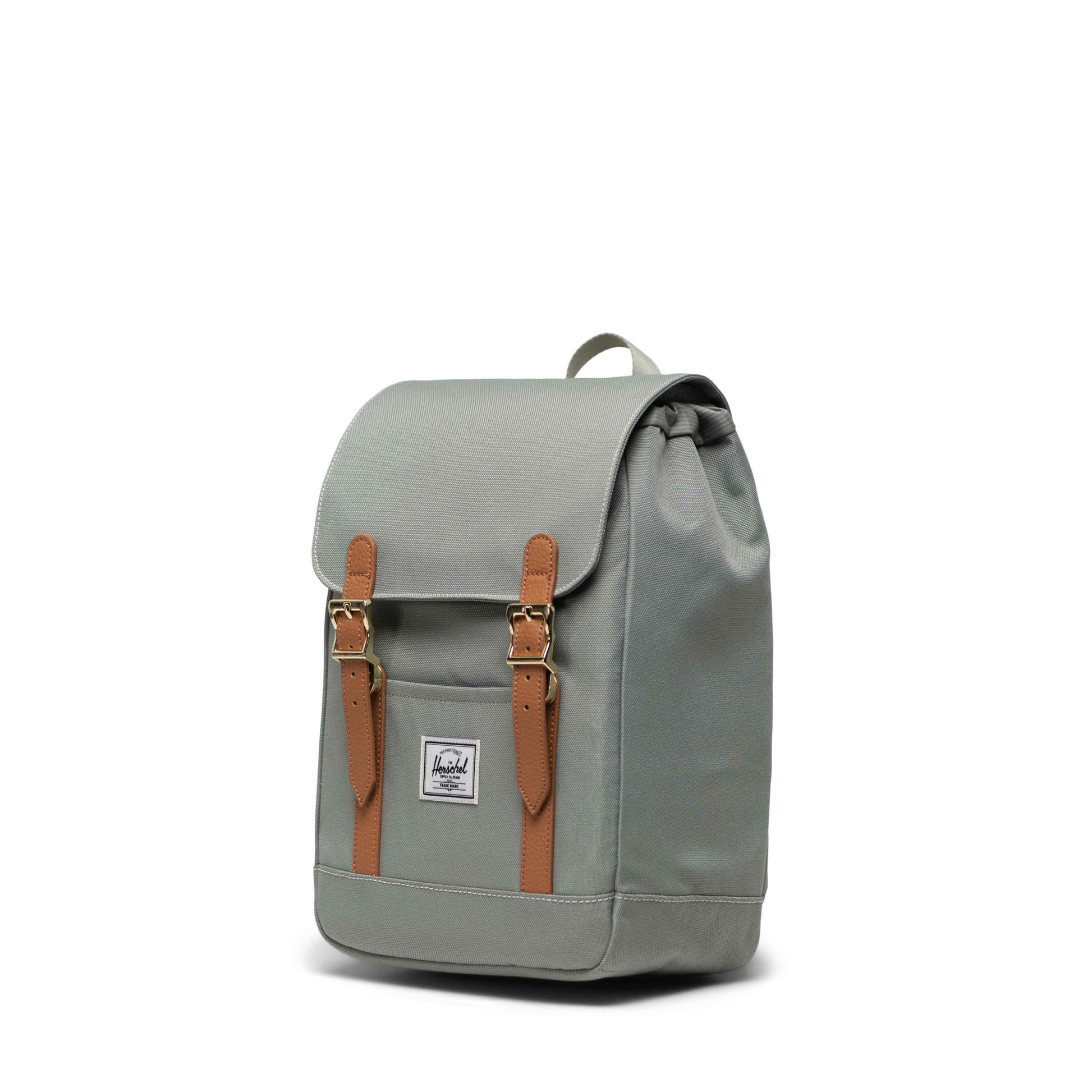 Puslu Yeşil Herschel Retreat Mini Su İtici Kumaş Sırt Çantası, 10 L