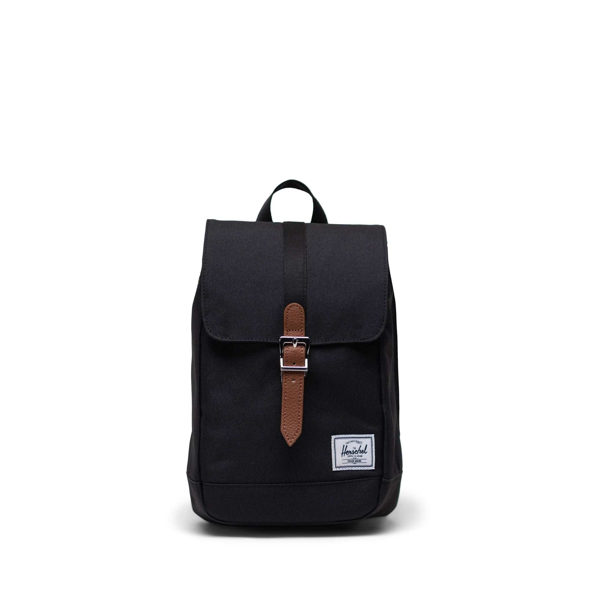 Siyah Herschel Retreat Sling Suya Dayanıklı Kumaş Mıknatıslı Kapama Çapraz Çanta, 5 L