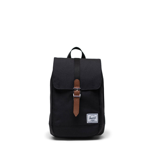 Siyah Herschel Retreat Sling Suya Dayanıklı Kumaş Mıknatıslı Kapama Çapraz Çanta, 5 L