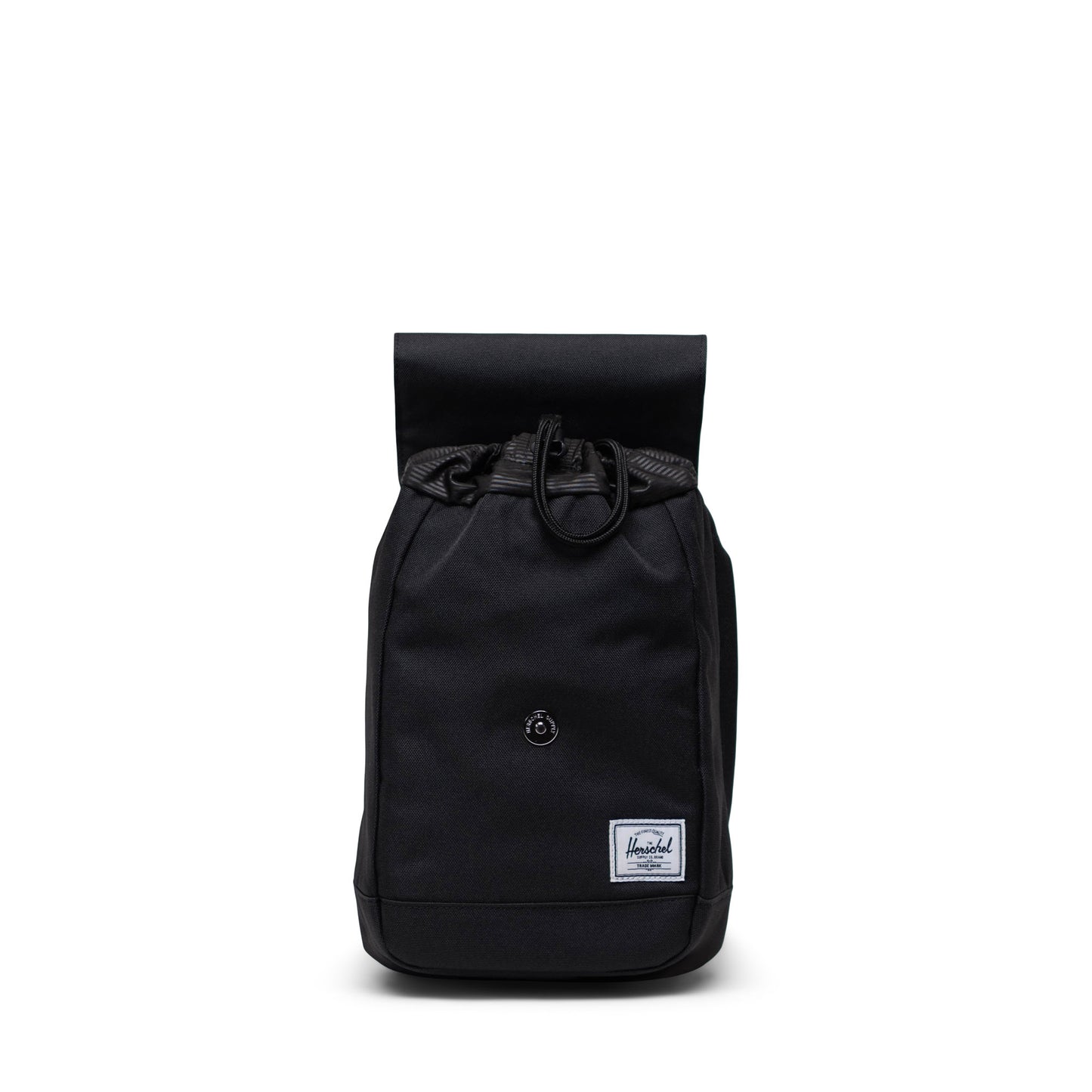 Siyah Herschel Retreat Sling Suya Dayanıklı Kumaş Mıknatıslı Kapama Çapraz Çanta, 5 L