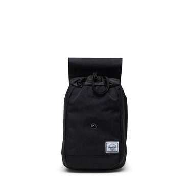 Siyah Herschel Retreat Sling Suya Dayanıklı Kumaş Mıknatıslı Kapama Çapraz Çanta, 5 L