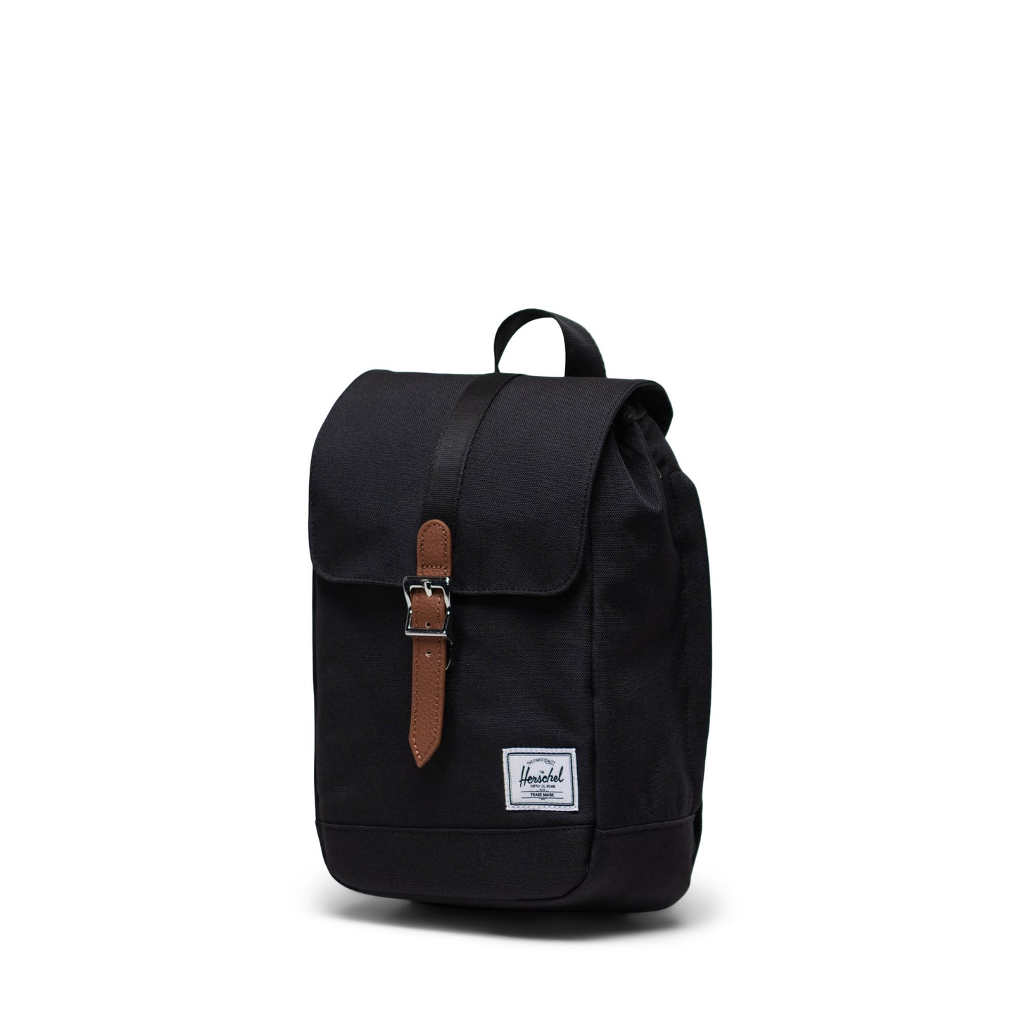 Siyah Herschel Retreat Sling Suya Dayanıklı Kumaş Mıknatıslı Kapama Çapraz Çanta, 5 L