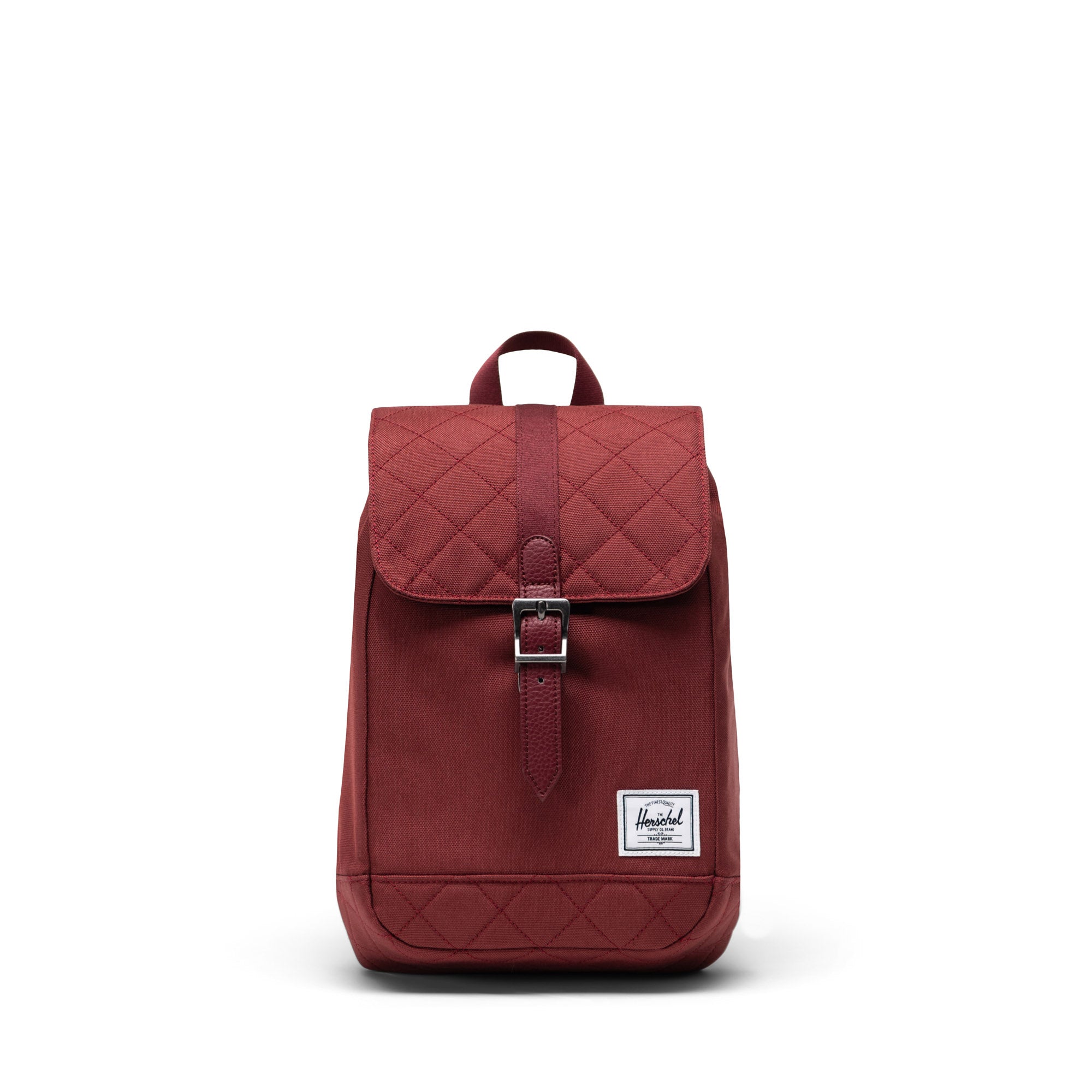 Mürdüm Kapitone Herschel Retreat Sling Suya Dayanıklı Kumaş Mıknatıslı Kapama Çapraz Çanta, 5 L