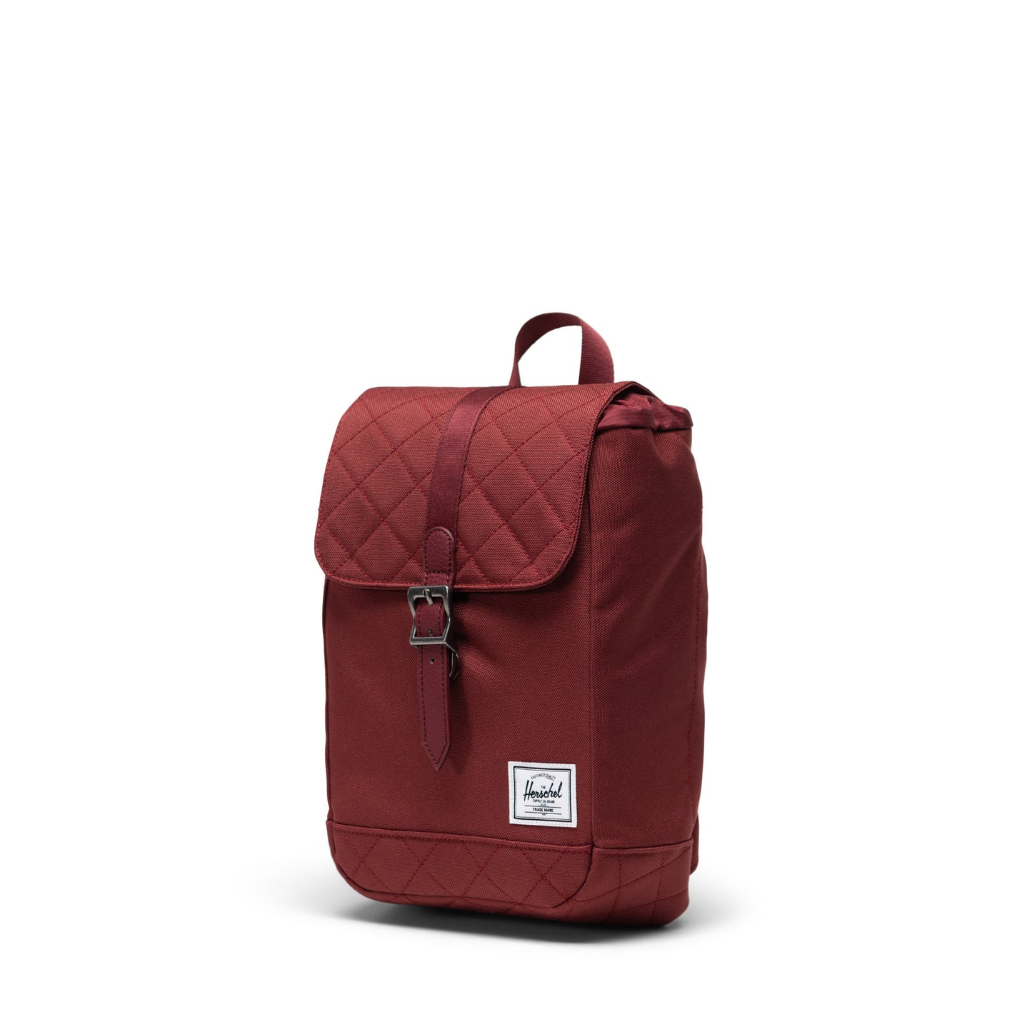 Mürdüm Kapitone Herschel Retreat Sling Suya Dayanıklı Kumaş Mıknatıslı Kapama Çapraz Çanta, 5 L