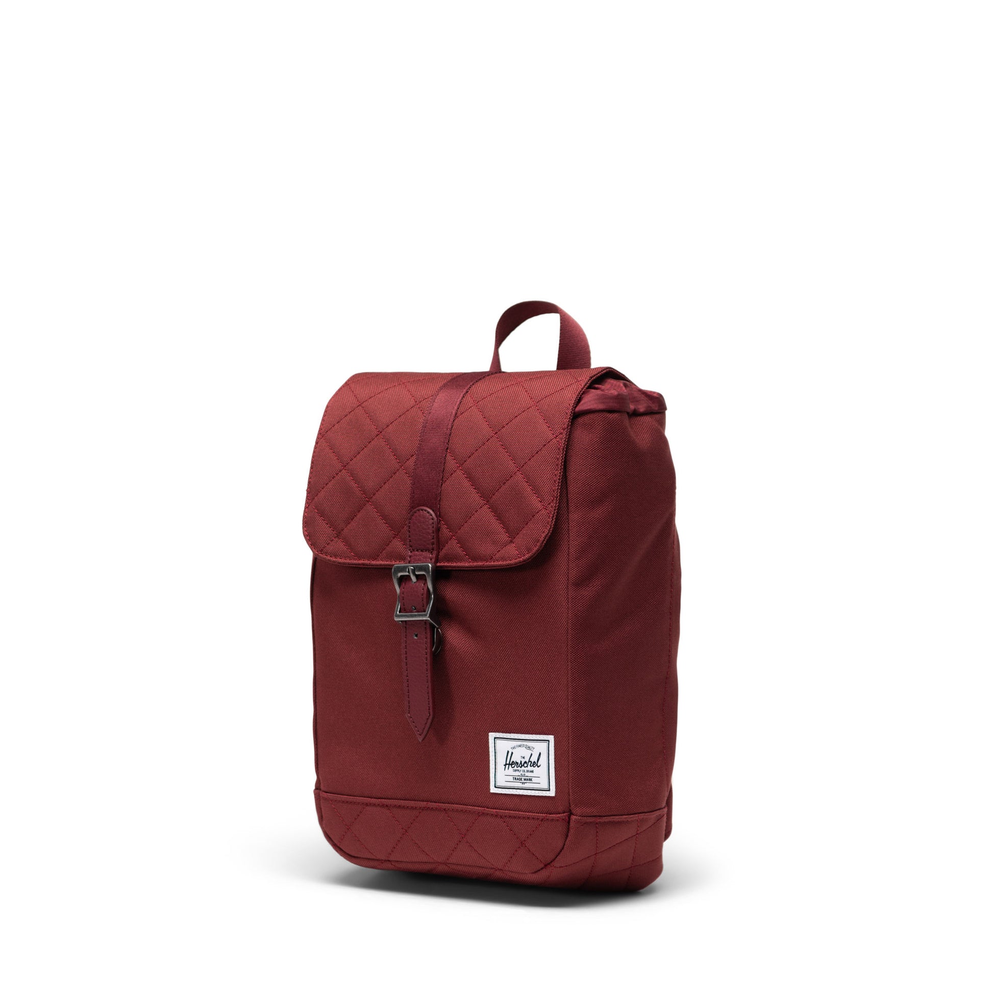 Mürdüm Kapitone Herschel Retreat Sling Suya Dayanıklı Kumaş Mıknatıslı Kapama Çapraz Çanta, 5 L