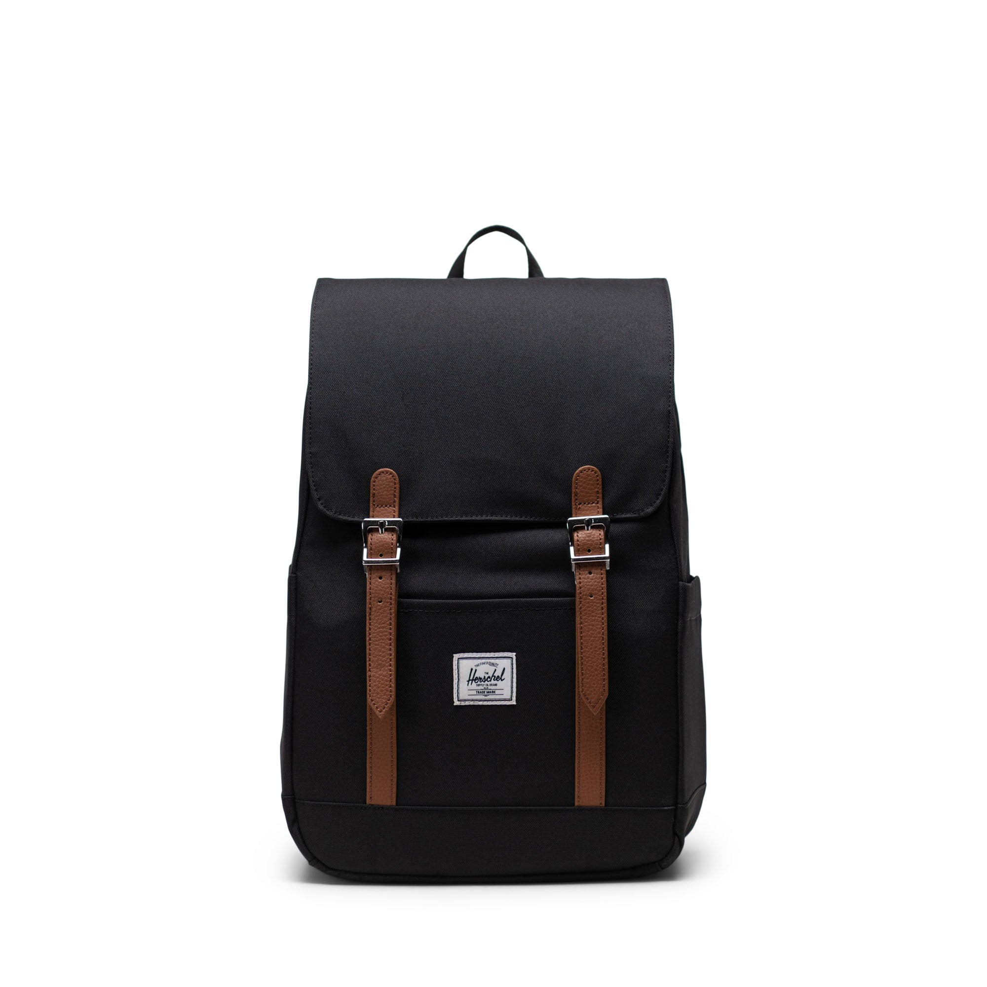 Siyah Herschel Retreat Küçük Boy Su İtici Kumaş Sırt Çantası, 14" Laptop Uyumlu, 17 L