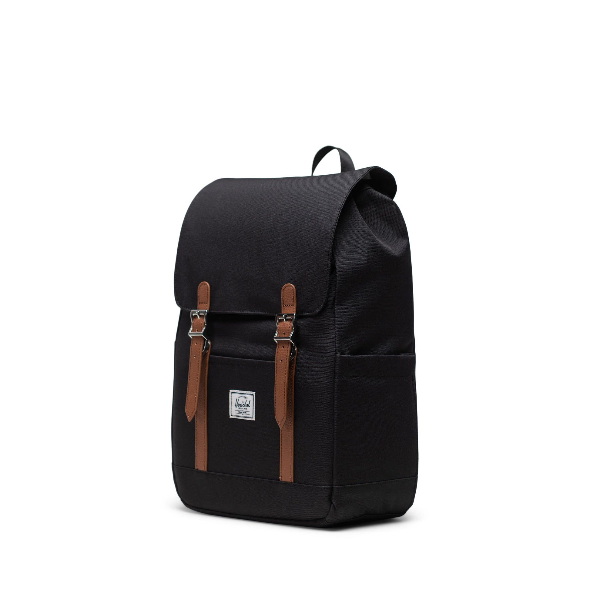 Siyah Herschel Retreat Küçük Boy Su İtici Kumaş Sırt Çantası, 14" Laptop Uyumlu, 17 L