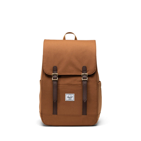 Taba Kahverengi Herschel Retreat Küçük Boy Su İtici Kumaş Sırt Çantası, 14" Laptop Uyumlu, 17 L