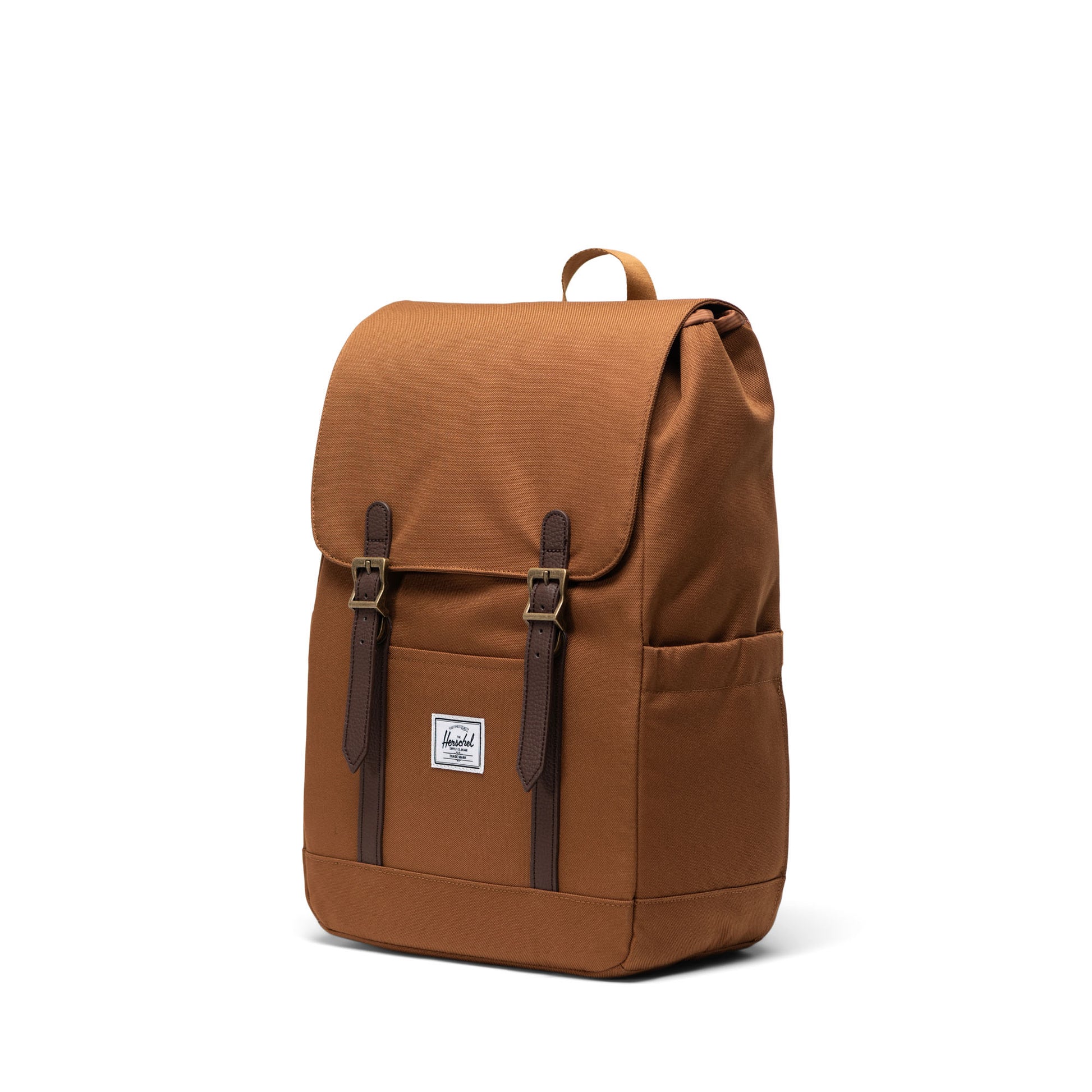 Taba Kahverengi Herschel Retreat Küçük Boy Su İtici Kumaş Sırt Çantası, 14" Laptop Uyumlu, 17 L
