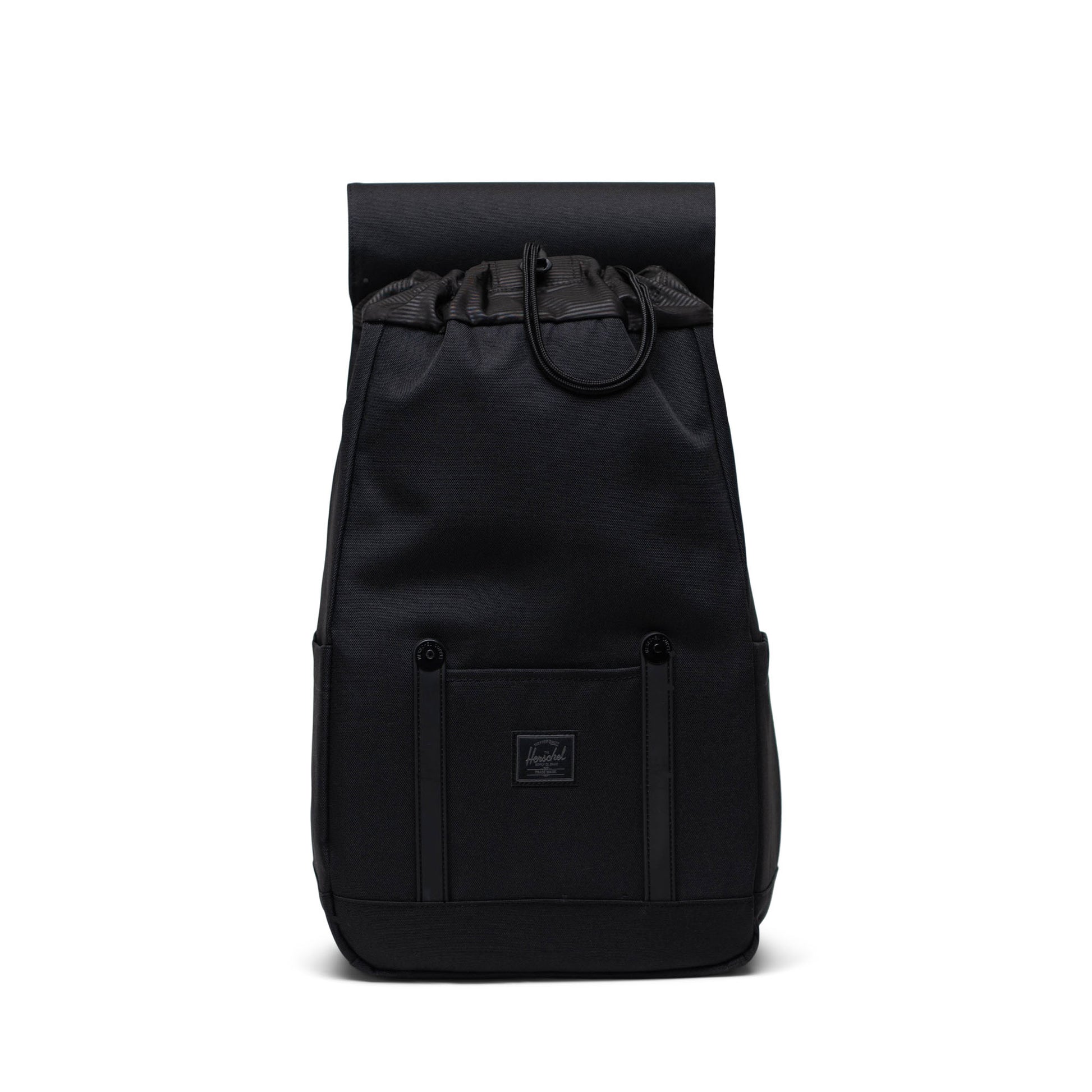 Siyah Tonal Herschel Retreat Küçük Boy Su İtici Kumaş Sırt Çantası, 14" Laptop Uyumlu, 17 L