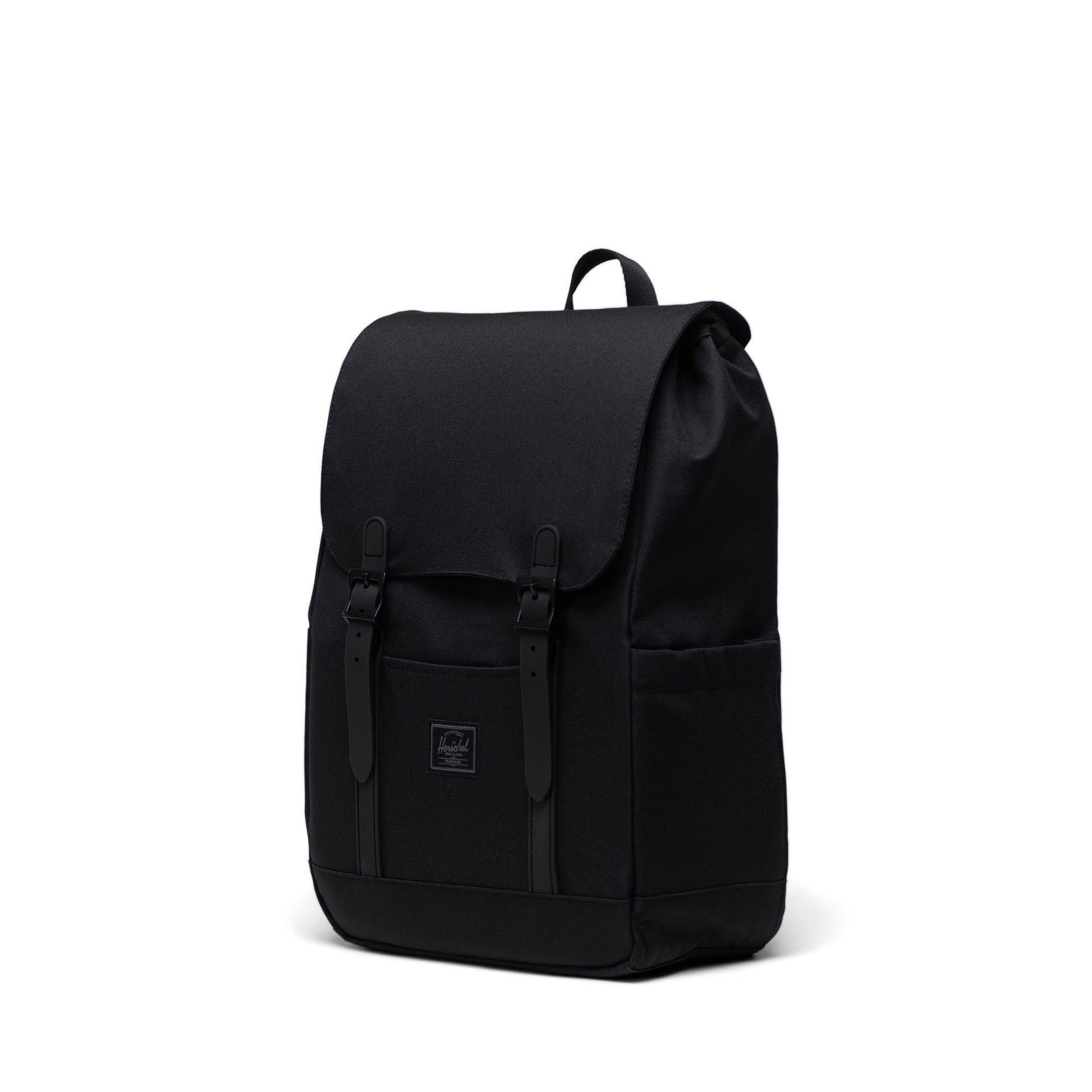 Siyah Tonal Herschel Retreat Küçük Boy Su İtici Kumaş Sırt Çantası, 14" Laptop Uyumlu, 17 L