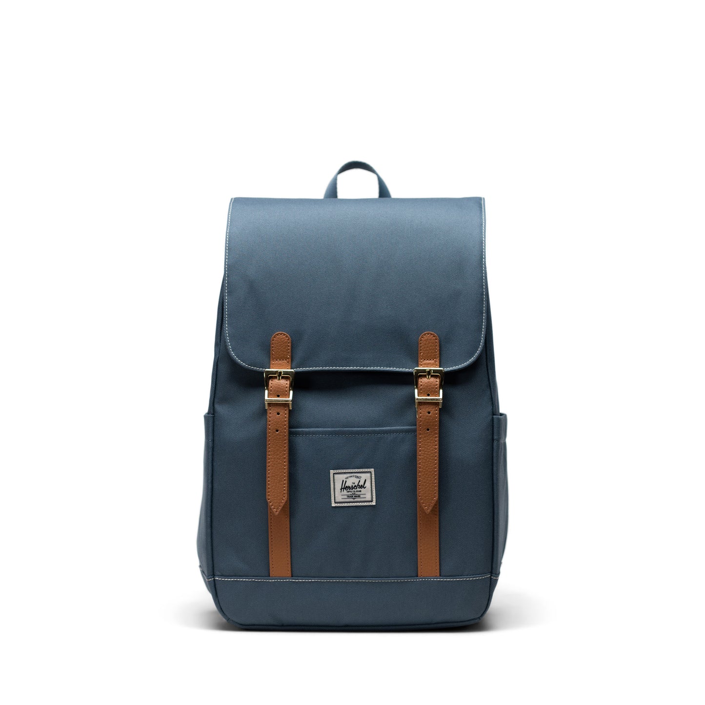 Dikişli Buğulu Mavi Herschel Retreat Küçük Boy Su İtici Kumaş Sırt Çantası, 14" Laptop Uyumlu, 17 L