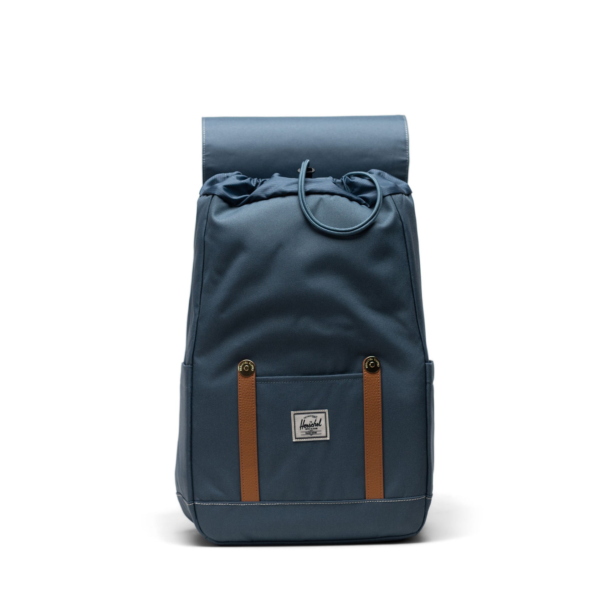 Dikişli Buğulu Mavi Herschel Retreat Küçük Boy Su İtici Kumaş Sırt Çantası, 14" Laptop Uyumlu, 17 L