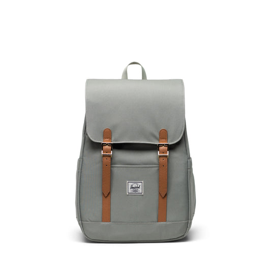 Puslu Yeşil Herschel Retreat Küçük Boy Su İtici Kumaş Sırt Çantası, 14" Laptop Uyumlu, 17 L