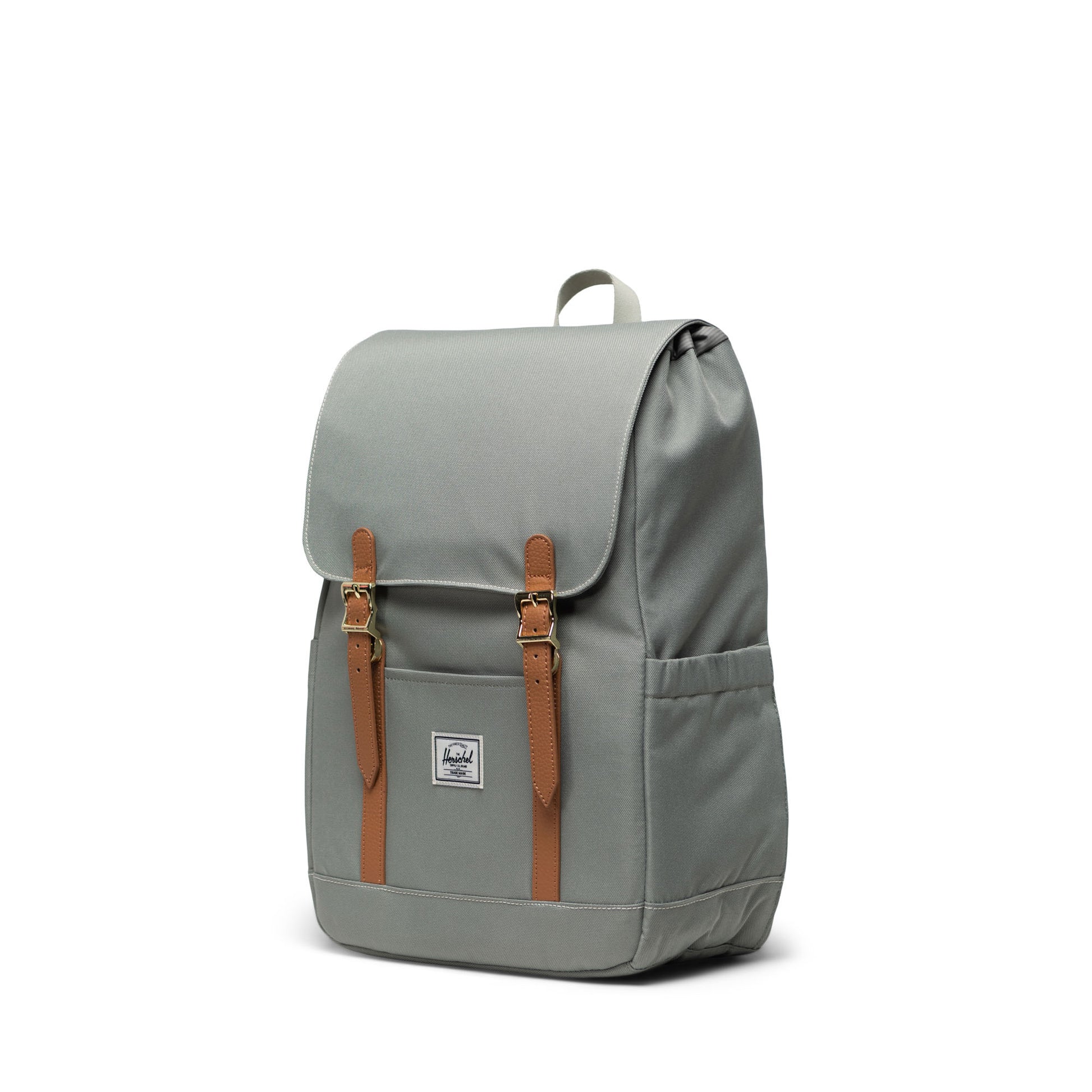 Puslu Yeşil Herschel Retreat Küçük Boy Su İtici Kumaş Sırt Çantası, 14" Laptop Uyumlu, 17 L