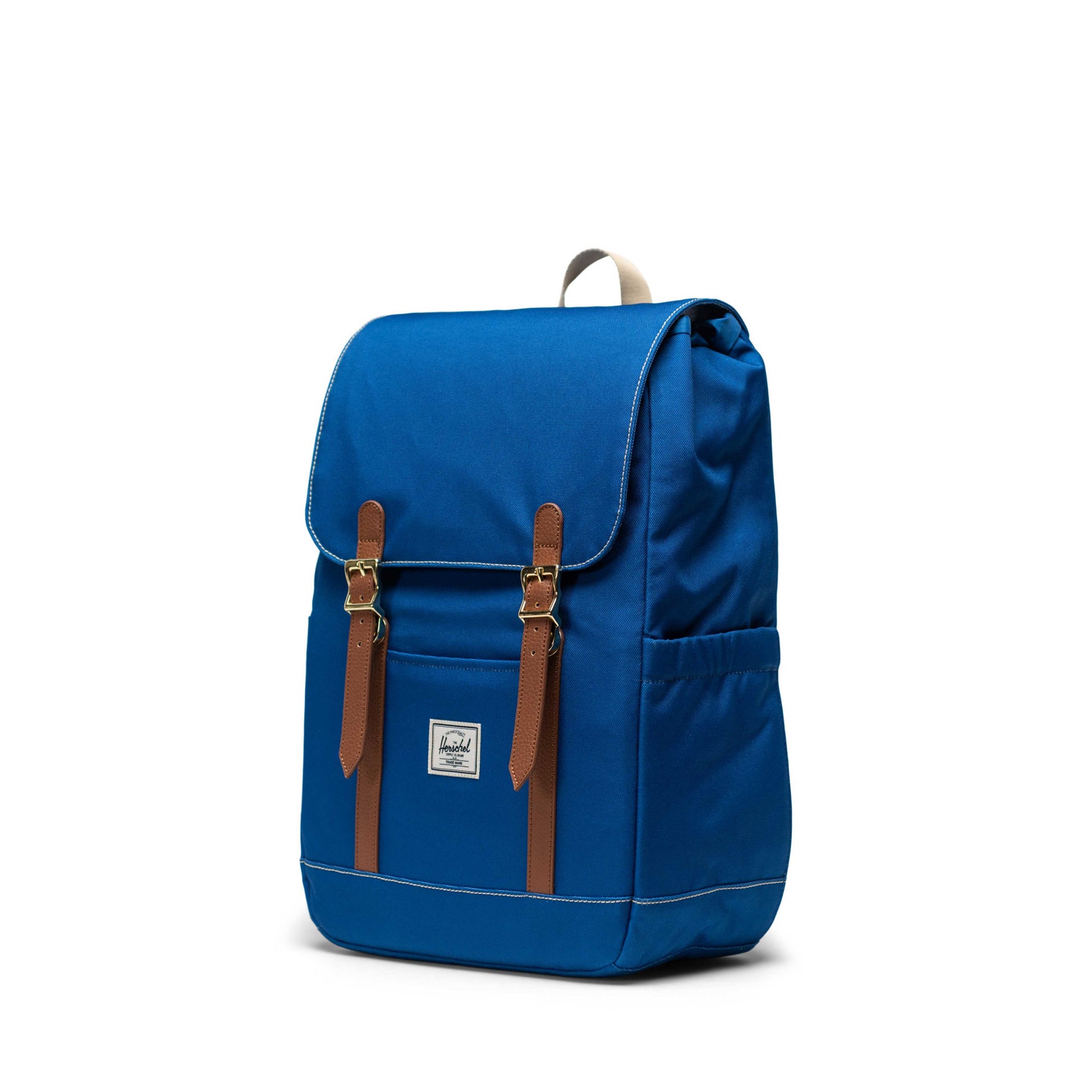 Dikişli Saks Mavisi Herschel Retreat Küçük Boy Su İtici Kumaş Sırt Çantası, 14" Laptop Uyumlu, 17 L