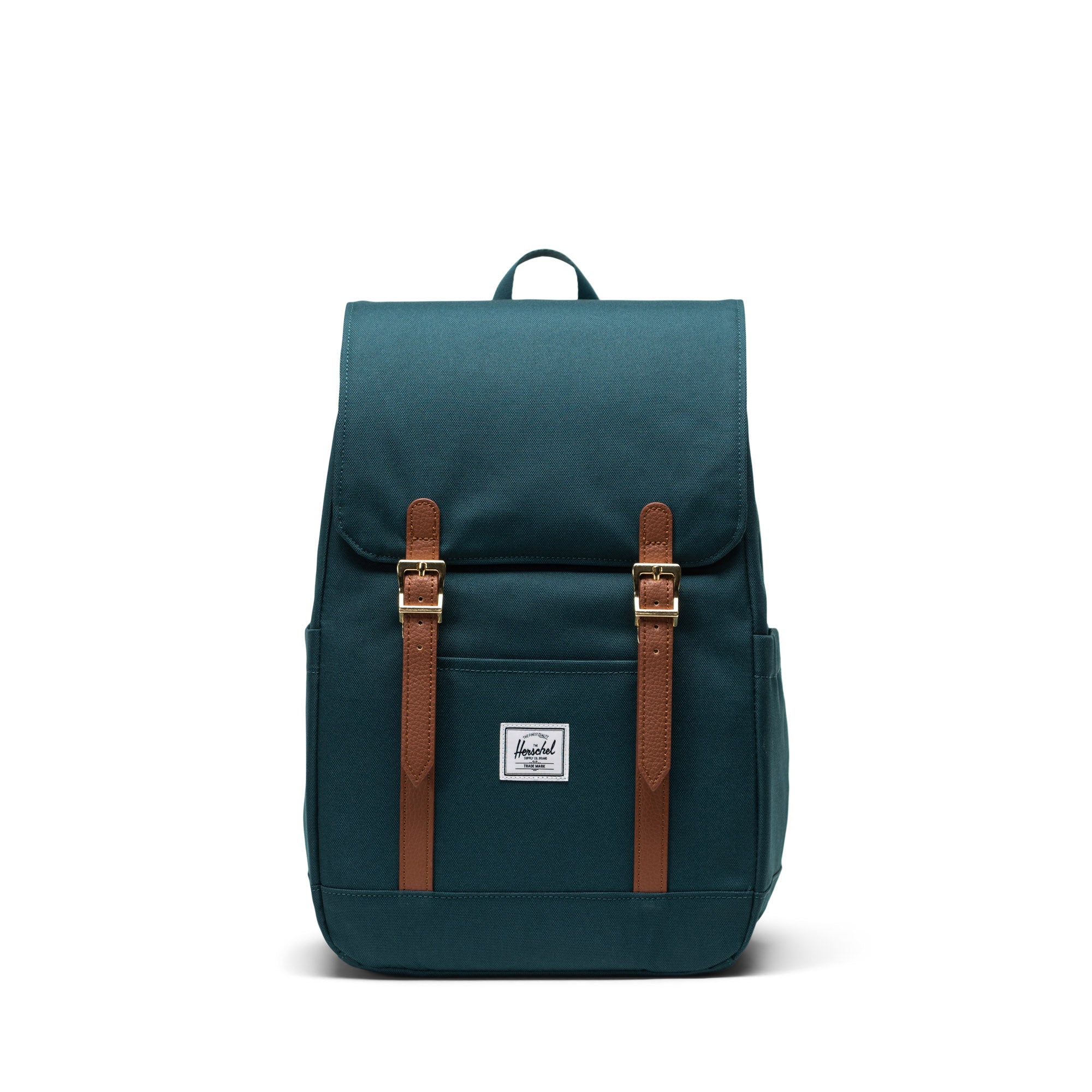 Petrol Mavisi Herschel Retreat Küçük Boy Su İtici Kumaş Sırt Çantası, 14" Laptop Uyumlu, 17 L
