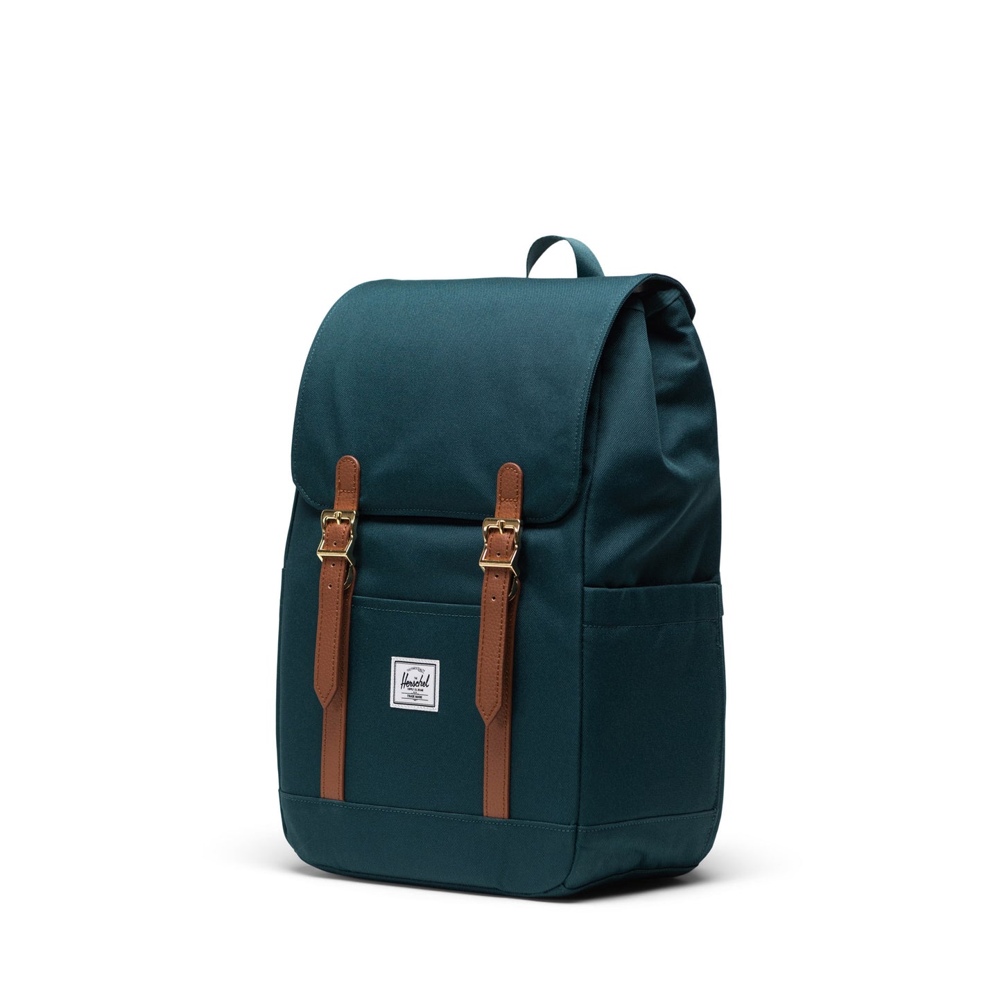 Petrol Mavisi Herschel Retreat Küçük Boy Su İtici Kumaş Sırt Çantası, 14" Laptop Uyumlu, 17 L