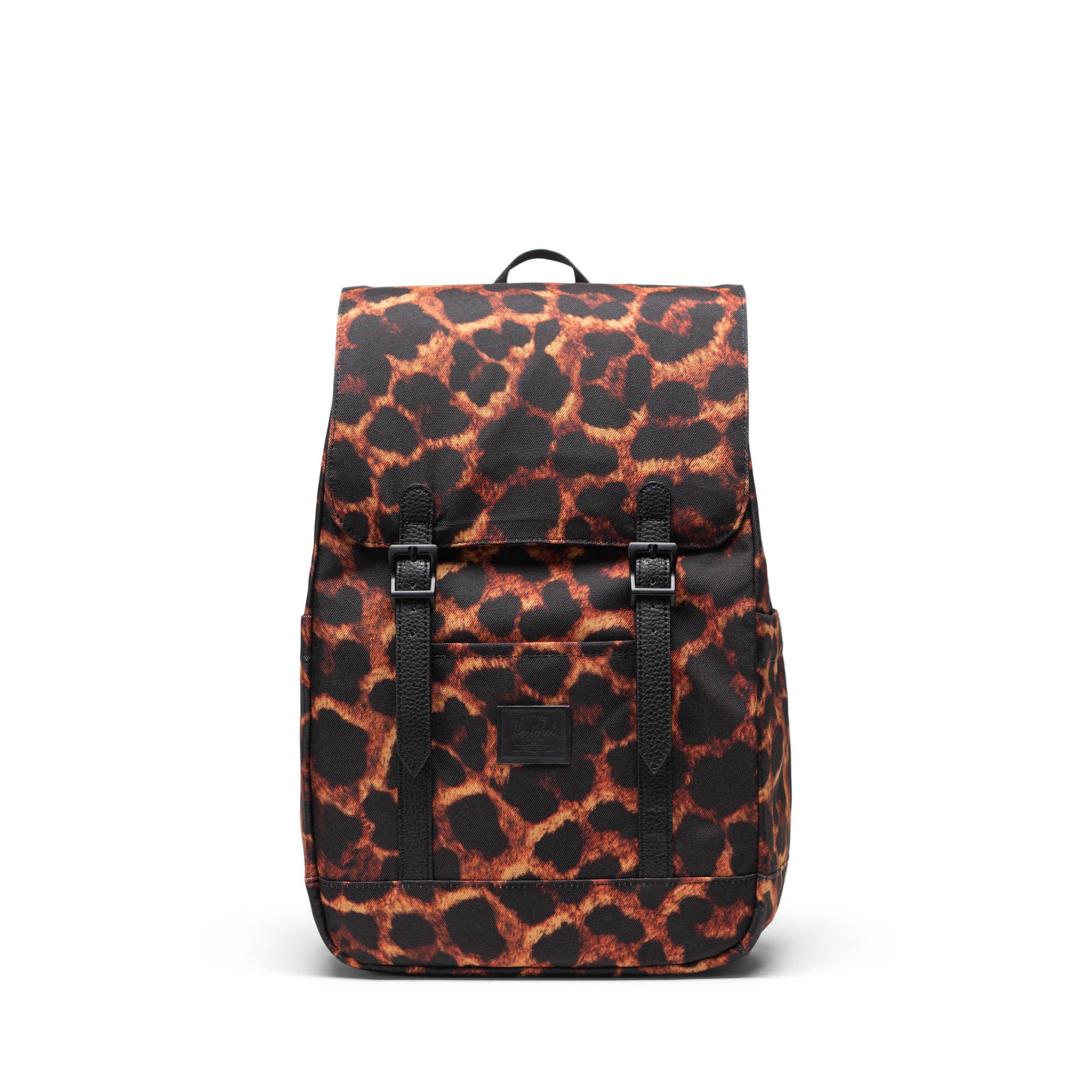 Dijital Leopar Herschel Retreat Küçük Boy Su İtici Kumaş Sırt Çantası, 14" Laptop Uyumlu, 17 L