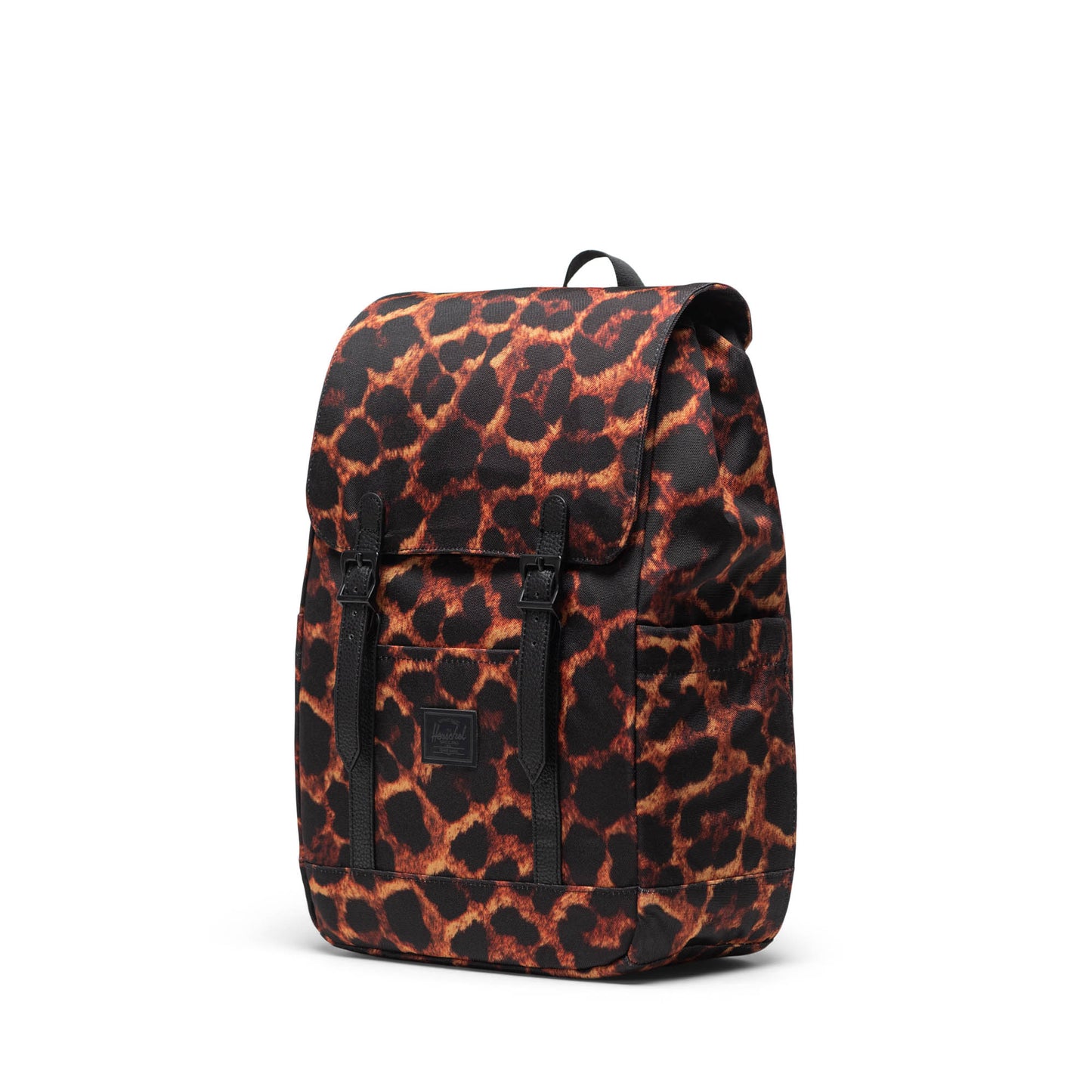 Dijital Leopar Herschel Retreat Küçük Boy Su İtici Kumaş Sırt Çantası, 14" Laptop Uyumlu, 17 L