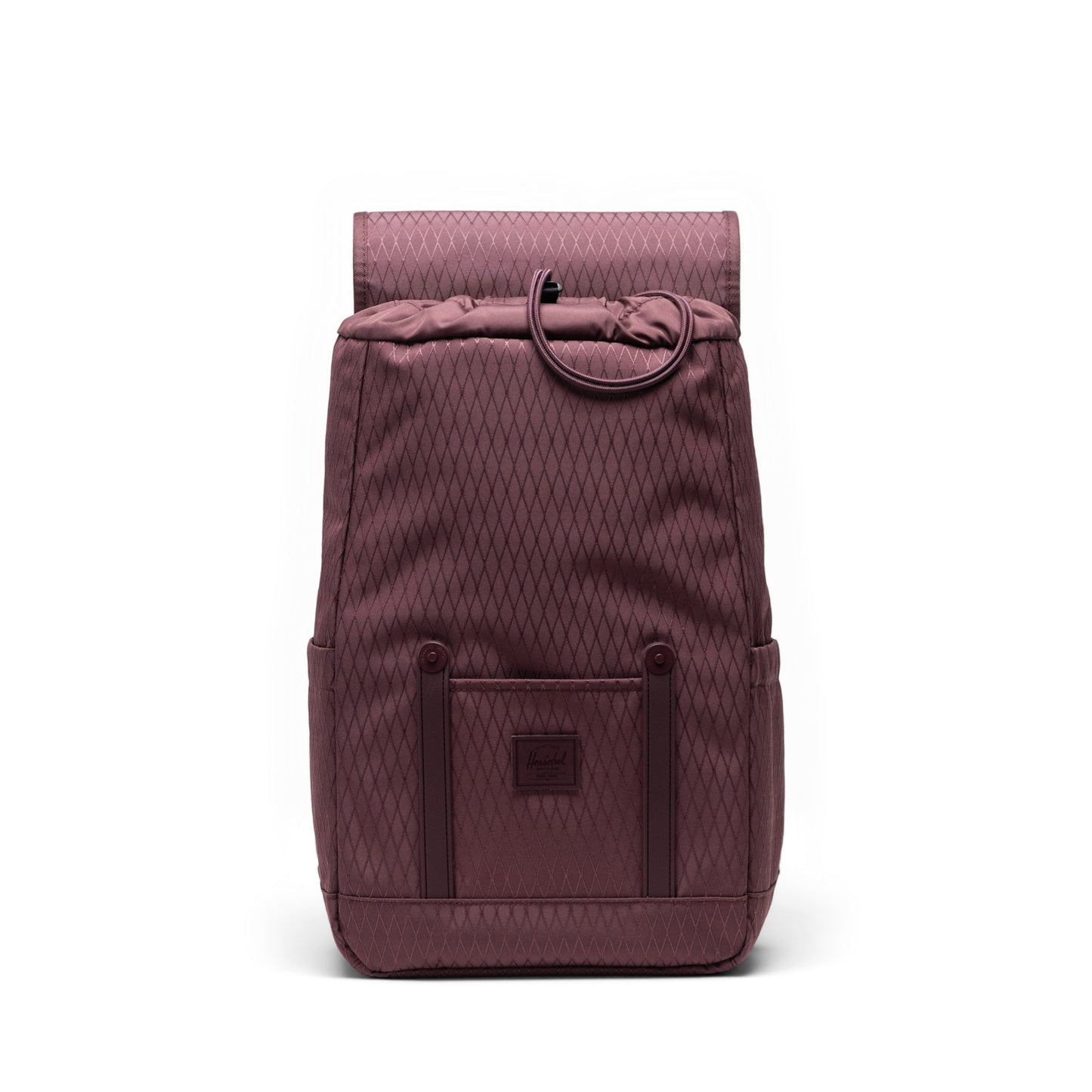 Elmas Dokulu Koyu Mor Herschel Retreat Küçük Boy Su İtici Kumaş Sırt Çantası, 14" Laptop Uyumlu, 17 L