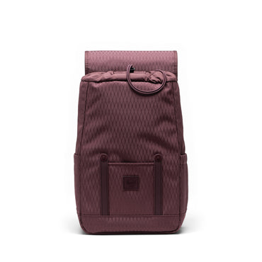 Elmas Dokulu Koyu Mor Herschel Retreat Küçük Boy Su İtici Kumaş Sırt Çantası, 14" Laptop Uyumlu, 17 L