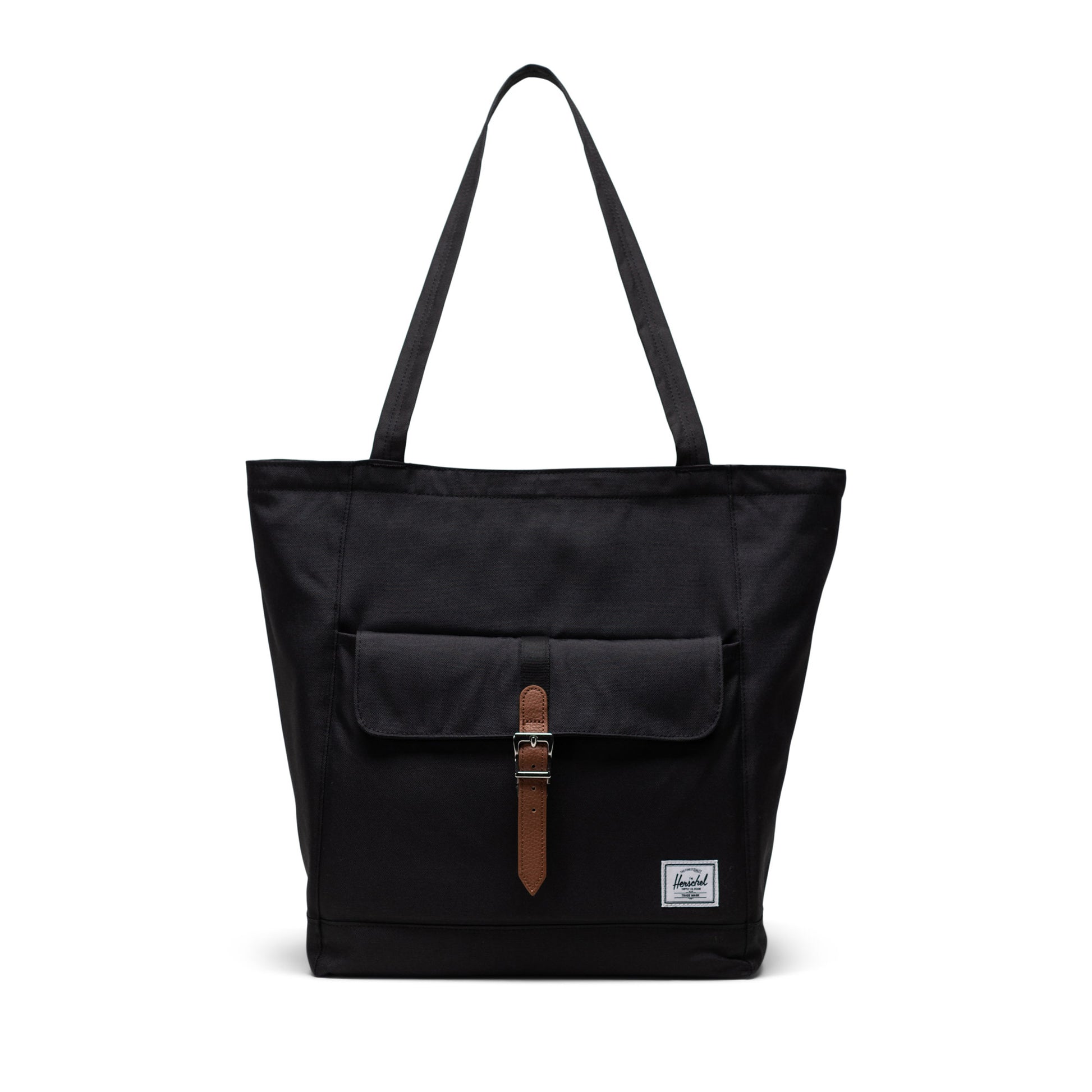 Siyah Herschel Retreat Tote Omuz Çantası Su İtici Kumaş Omuz Çantası, 20 L