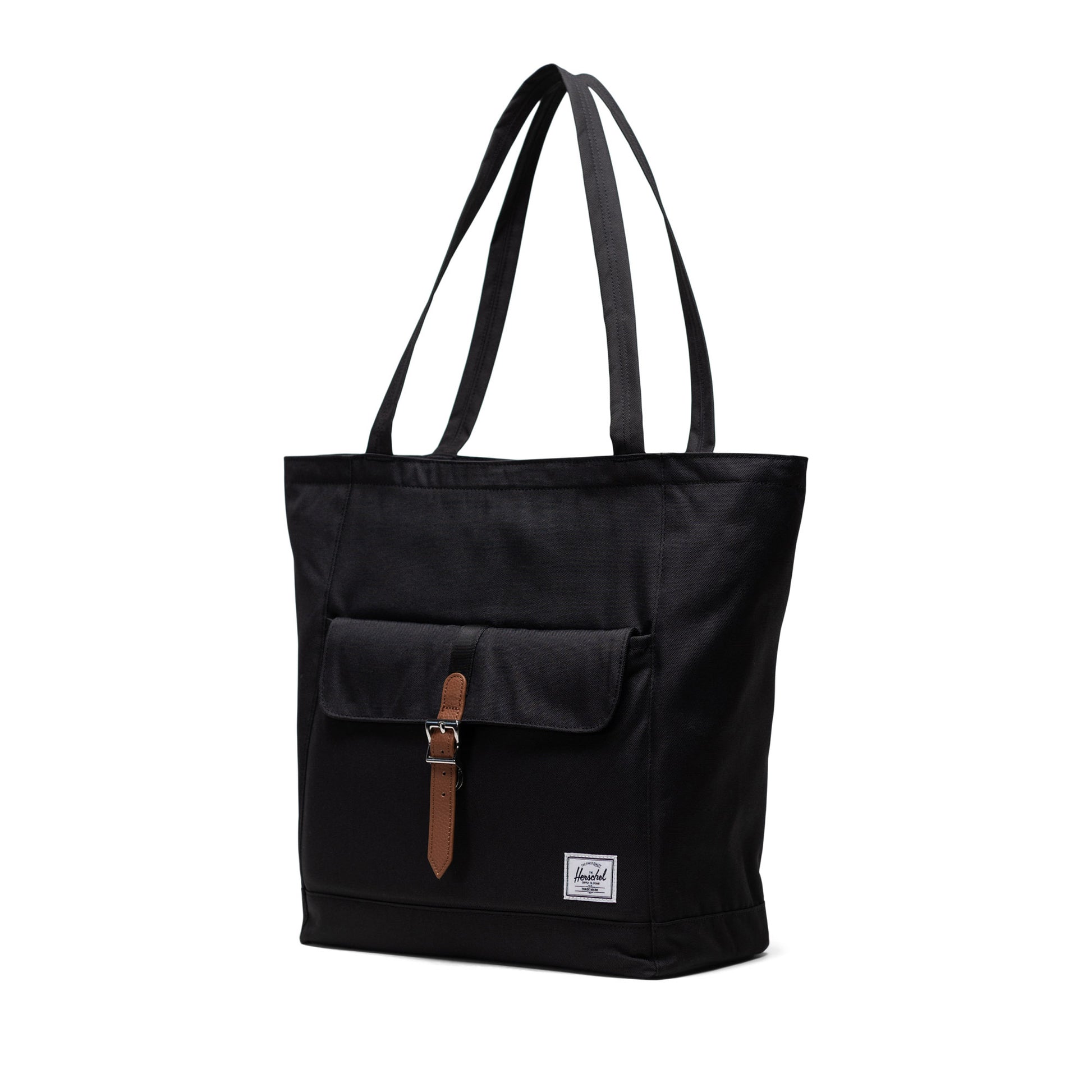 Siyah Herschel Retreat Tote Omuz Çantası Su İtici Kumaş Omuz Çantası, 20 L