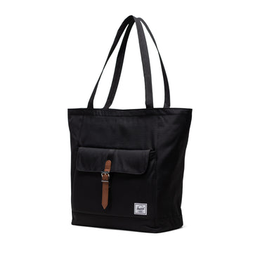 Siyah Herschel Retreat Tote Omuz Çantası Su İtici Kumaş Omuz Çantası, 20 L