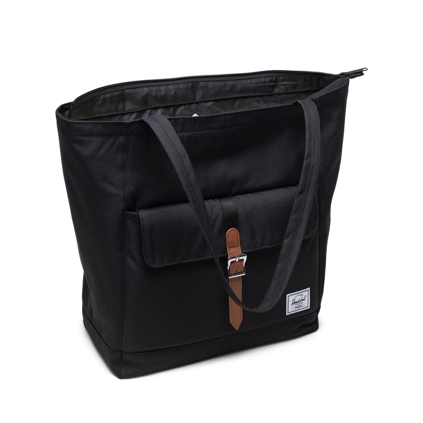 Siyah Herschel Retreat Tote Omuz Çantası Su İtici Kumaş Omuz Çantası, 20 L