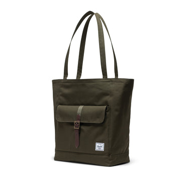 Haki Herschel Retreat Tote Omuz Çantası Su İtici Kumaş Omuz Çantası, 20 L