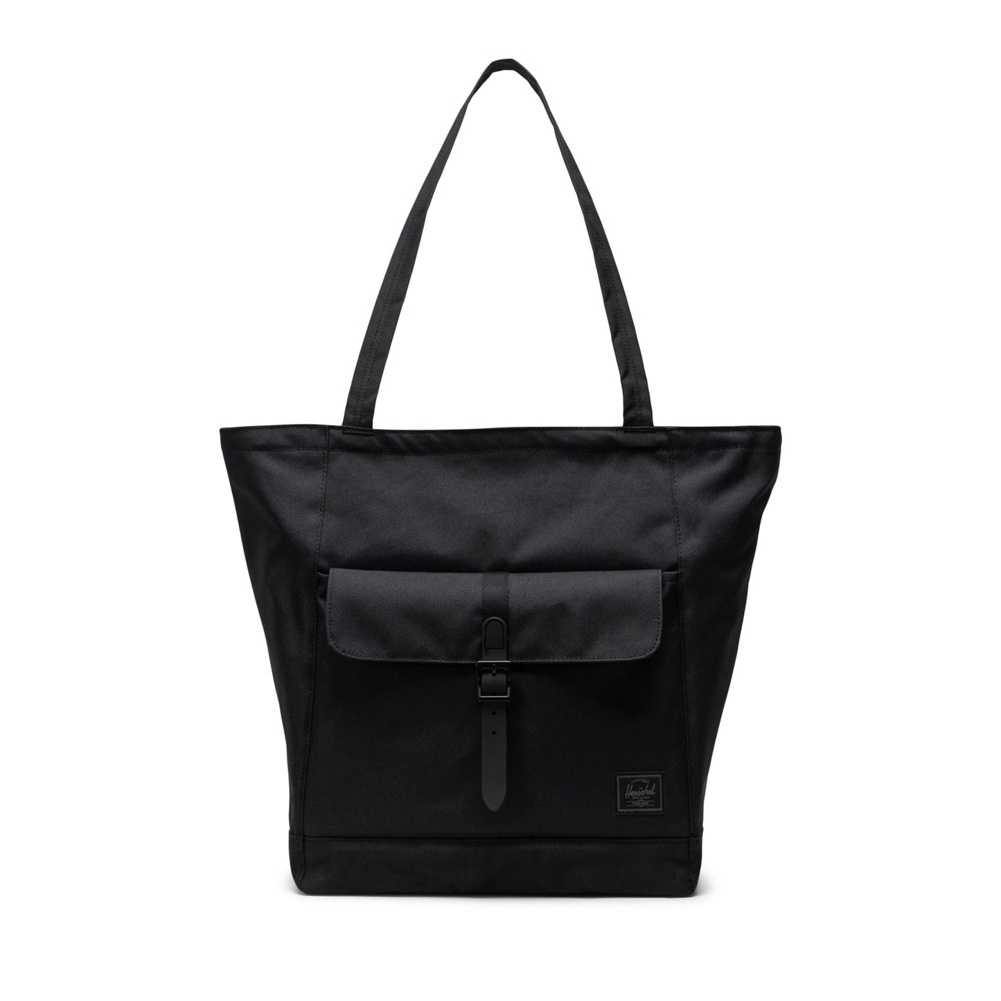 Siyah Tonal Herschel Retreat Tote Omuz Çantası Su İtici Kumaş Omuz Çantası, 20 L