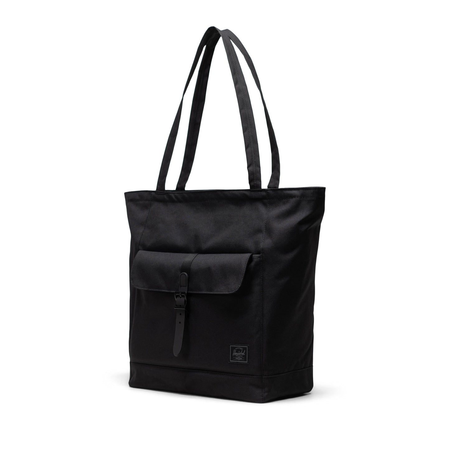 Siyah Tonal Herschel Retreat Tote Omuz Çantası Su İtici Kumaş Omuz Çantası, 20 L