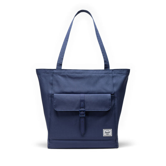 Denizci Mavisi Herschel Retreat Tote Omuz Çantası Su İtici Kumaş Omuz Çantası, 20 L