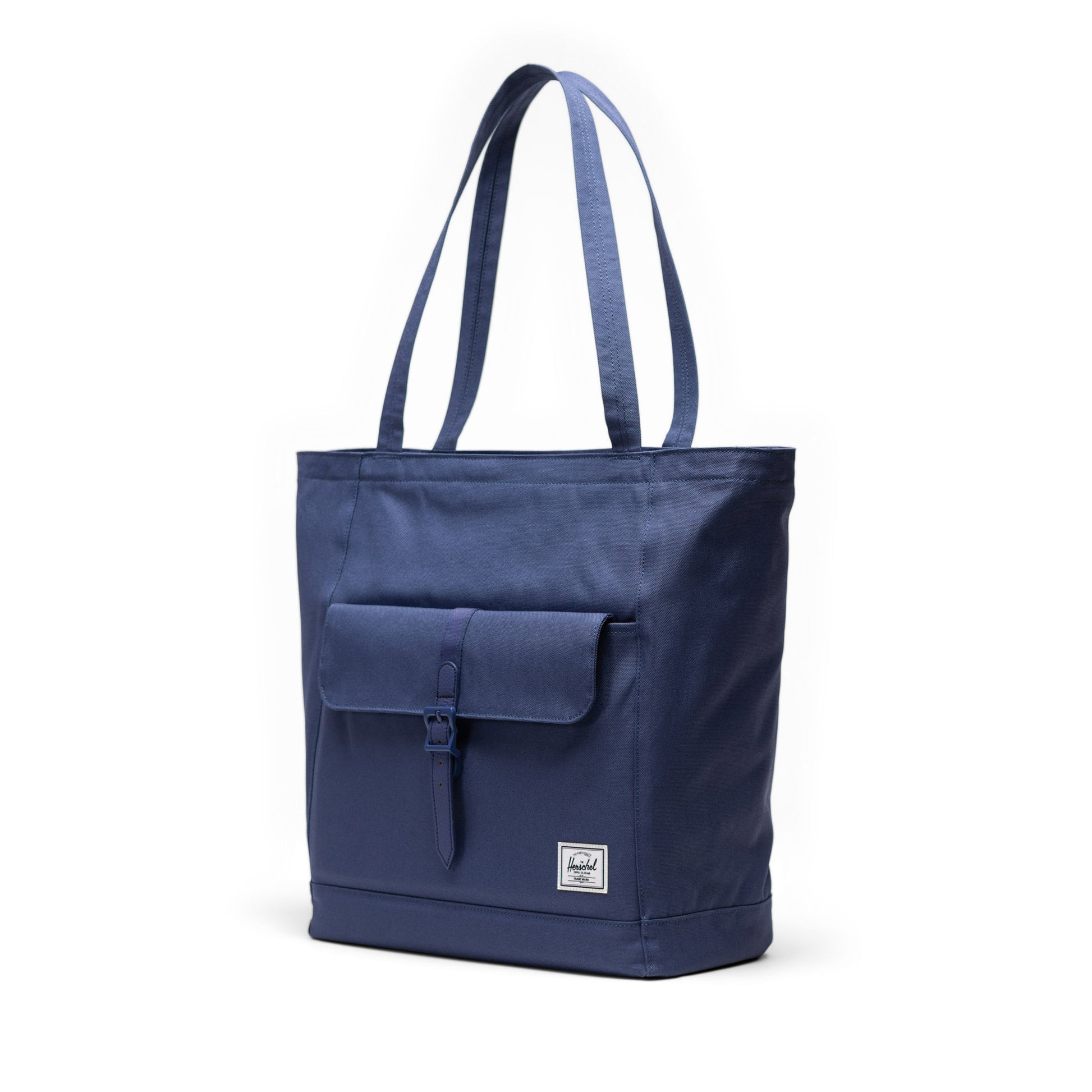 Denizci Mavisi Herschel Retreat Tote Omuz Çantası Su İtici Kumaş Omuz Çantası, 20 L