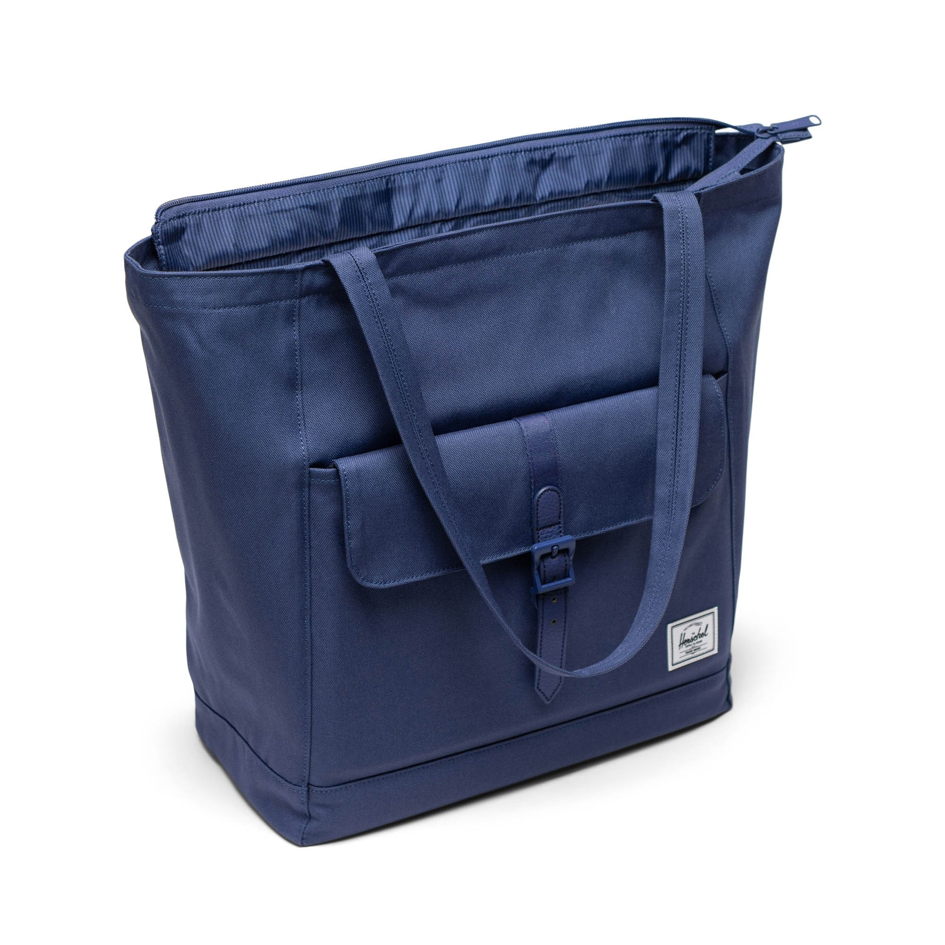 Denizci Mavisi Herschel Retreat Tote Omuz Çantası Su İtici Kumaş Omuz Çantası, 20 L