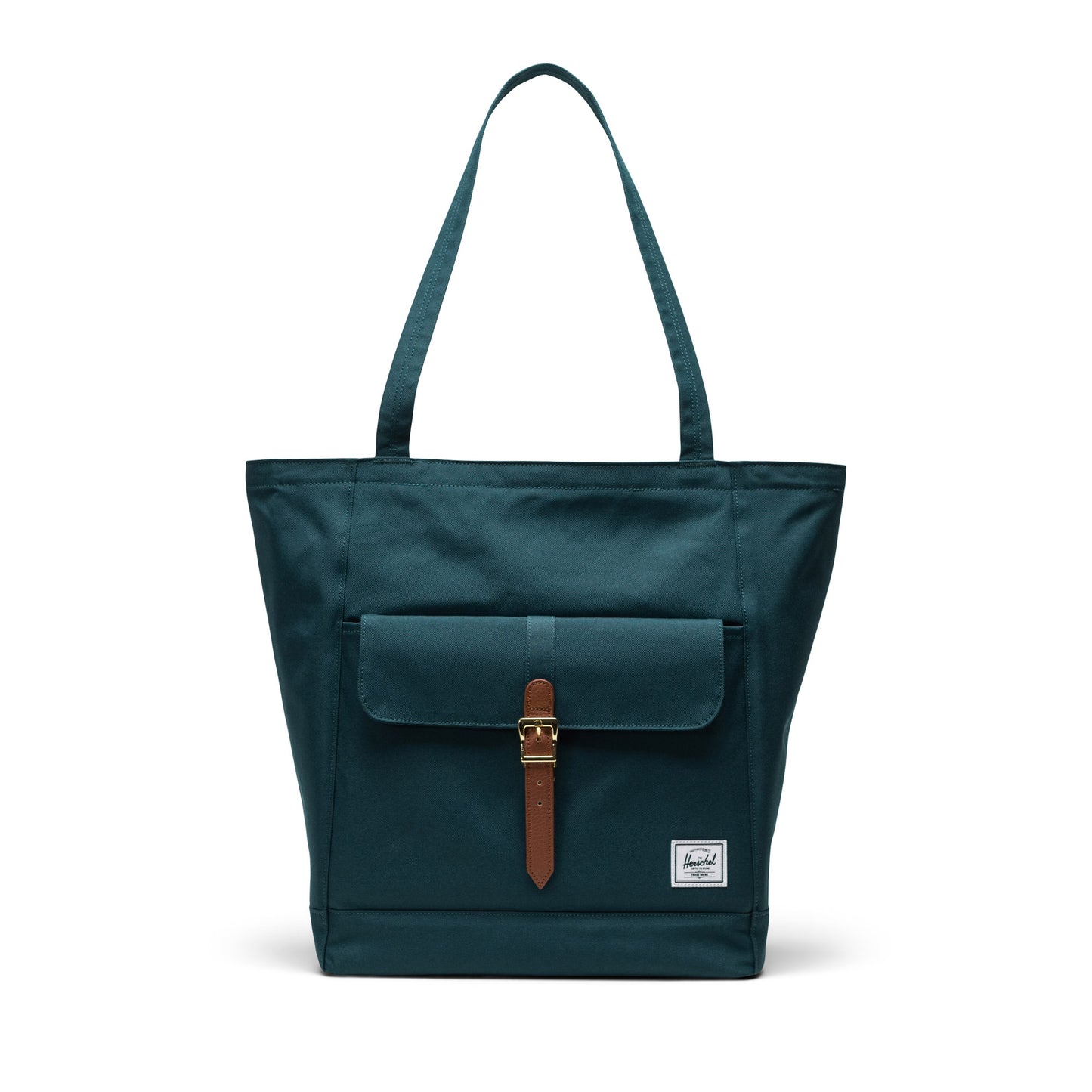 Petrol Mavisi Herschel Retreat Tote Omuz Çantası Su İtici Kumaş Omuz Çantası, 20 L