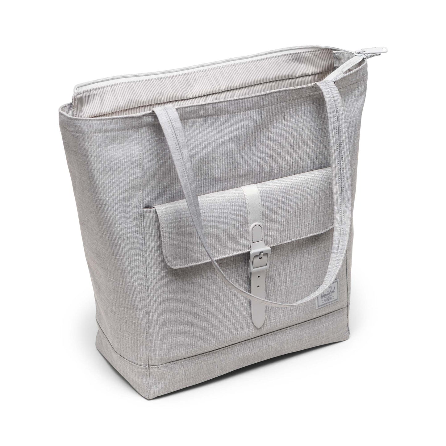 Kırçıllı Keten Gri Herschel Retreat Tote Omuz Çantası Su İtici Kumaş Omuz Çantası, 20 L