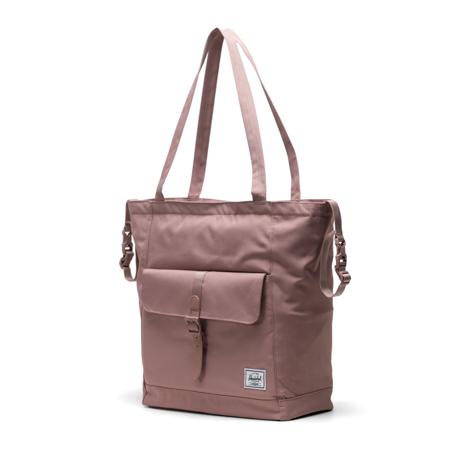 Gül Kurusu Herschel Retreat Tote Omuz Çantası Diaper Alt Açma Matlı Anne Bebek Omuz Çantası, 14" Laptop Uyumlu, 18.5L