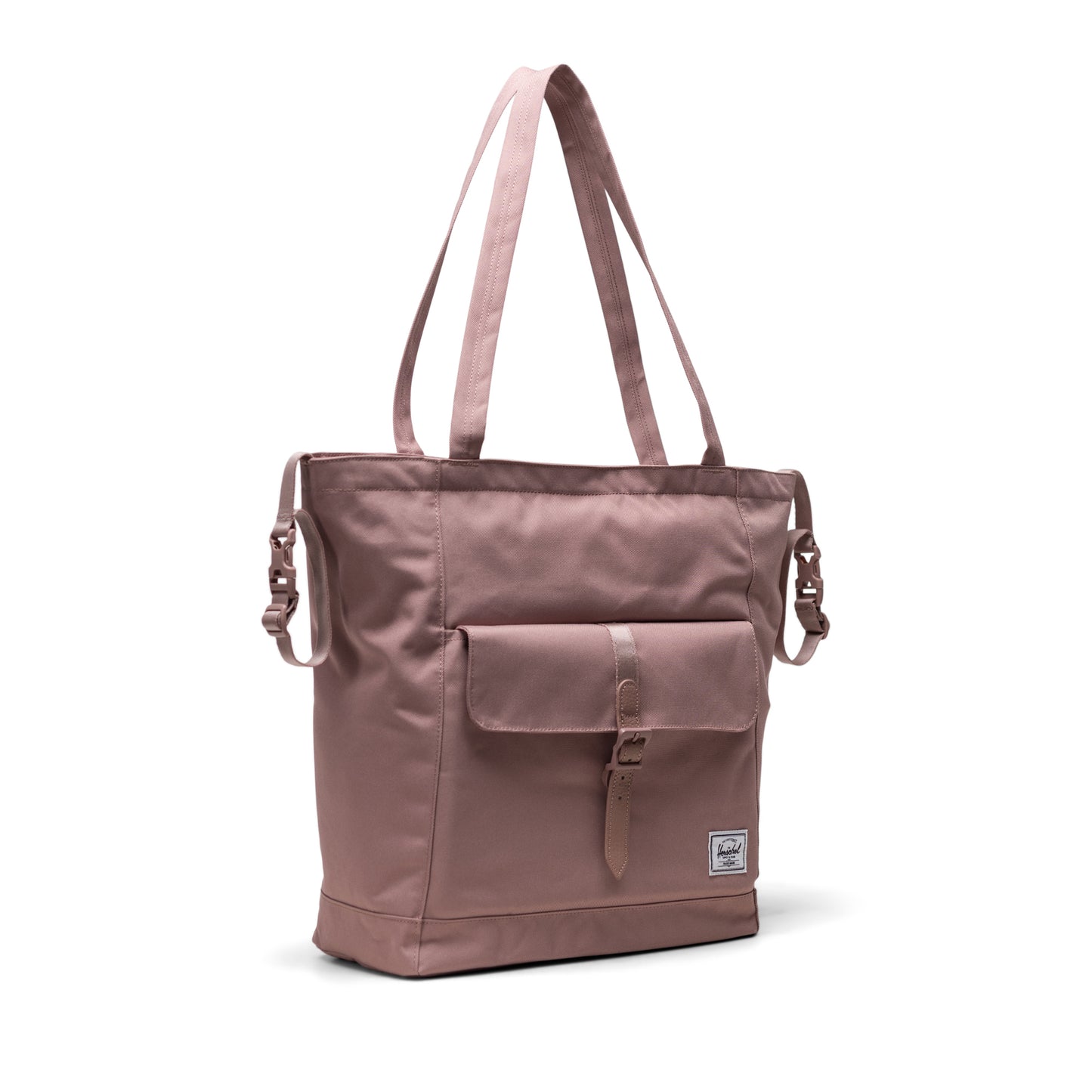 Gül Kurusu Herschel Retreat Tote Omuz Çantası Diaper Alt Açma Matlı Anne Bebek Omuz Çantası, 14" Laptop Uyumlu, 18.5L