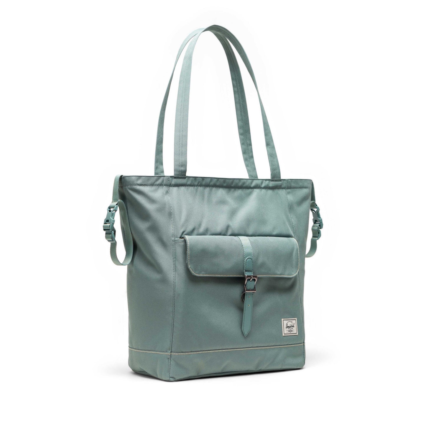 Pastel Adaçayı Herschel Retreat Tote Omuz Çantası Diaper Alt Açma Matlı Anne Bebek Omuz Çantası, 14" Laptop Uyumlu, 18.5L