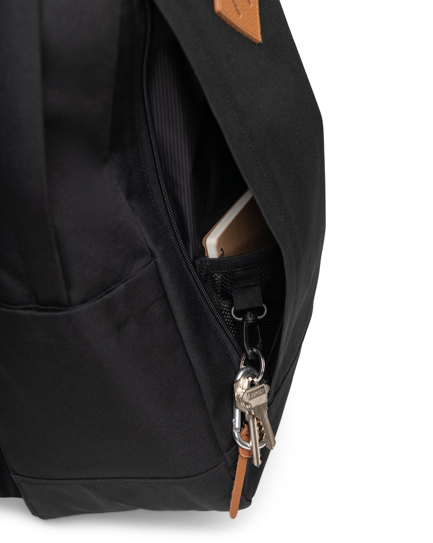Siyah Herschel Seymour Su İtici Kumaş Sırt Çantası, 16" Laptop Uyumlu, 26 L