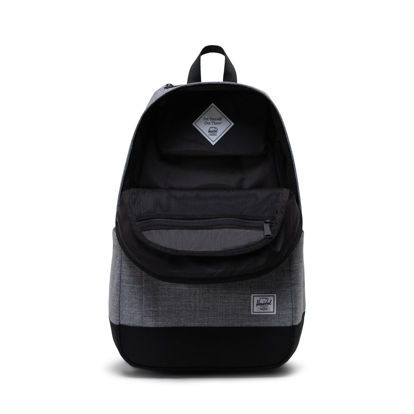 Kırçıllı Antrasit Herschel Seymour Su İtici Kumaş Sırt Çantası, 16" Laptop Uyumlu, 26 L
