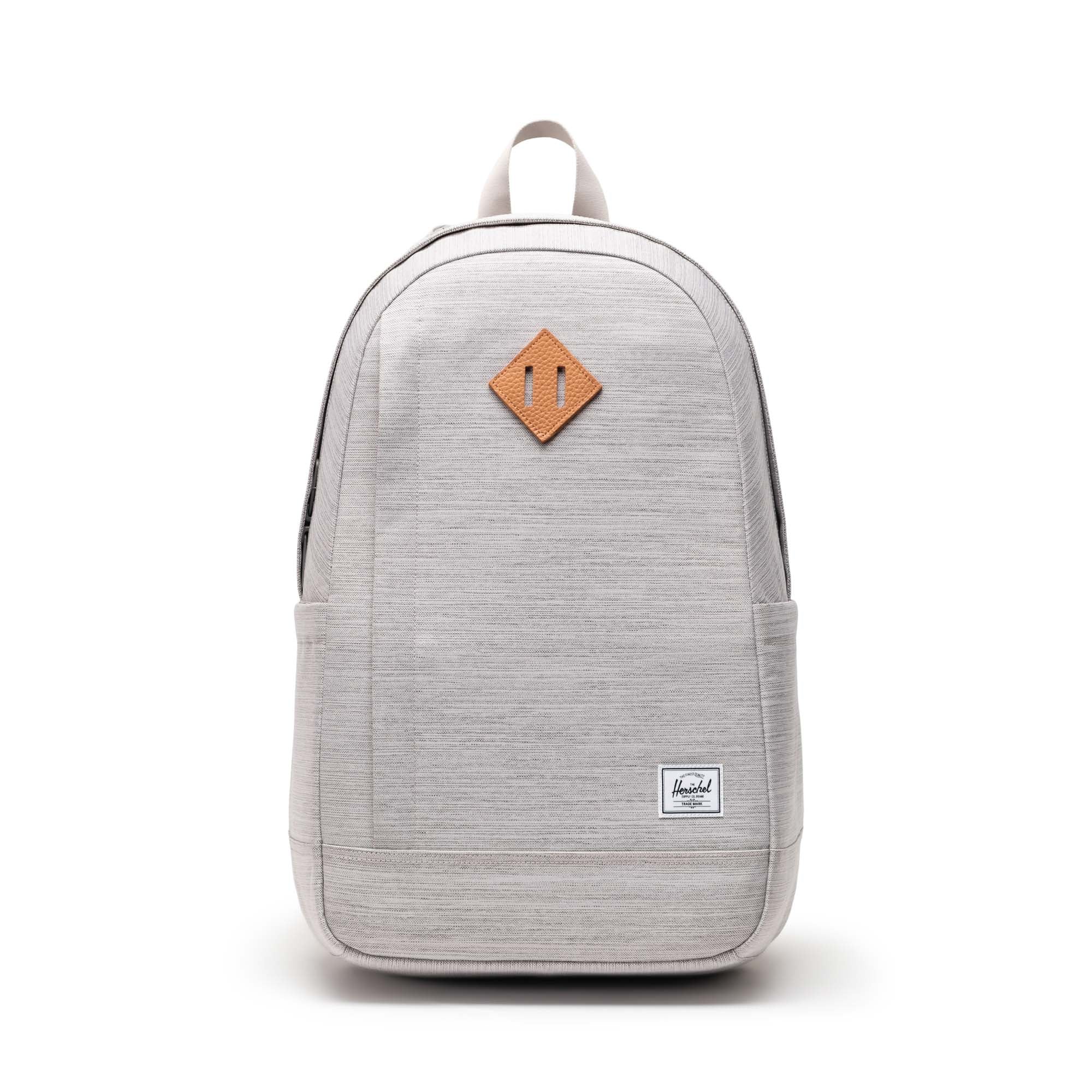 Kırçıllı Açık Gri Herschel Seymour Su İtici Kumaş Sırt Çantası, 16" Laptop Uyumlu, 26 L