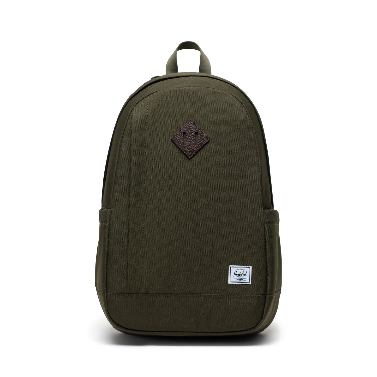 Haki Herschel Seymour Su İtici Kumaş Sırt Çantası, 16" Laptop Uyumlu, 26 L