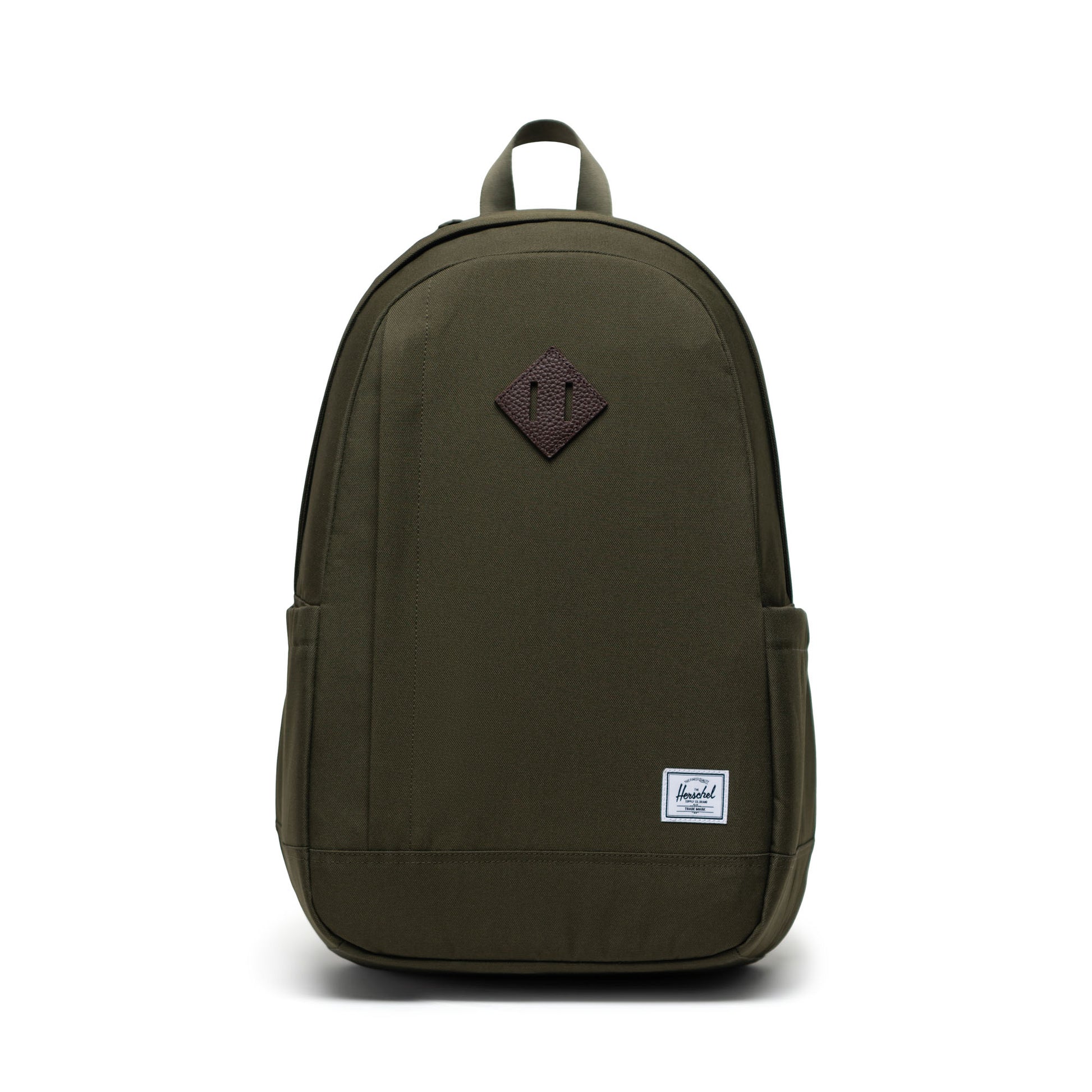 Haki Herschel Seymour Su İtici Kumaş Sırt Çantası, 16" Laptop Uyumlu, 26 L