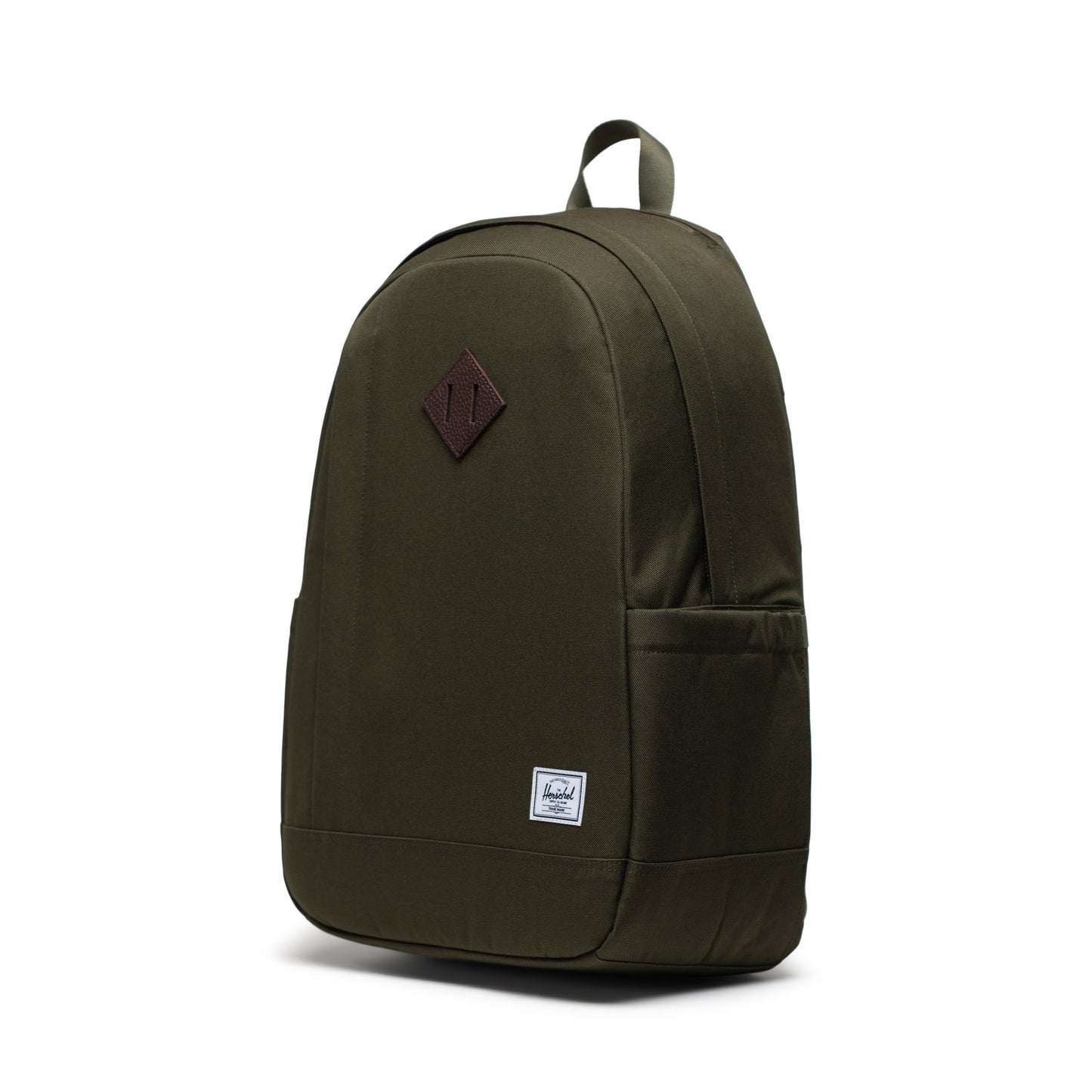 Haki Herschel Seymour Su İtici Kumaş Sırt Çantası, 16" Laptop Uyumlu, 26 L
