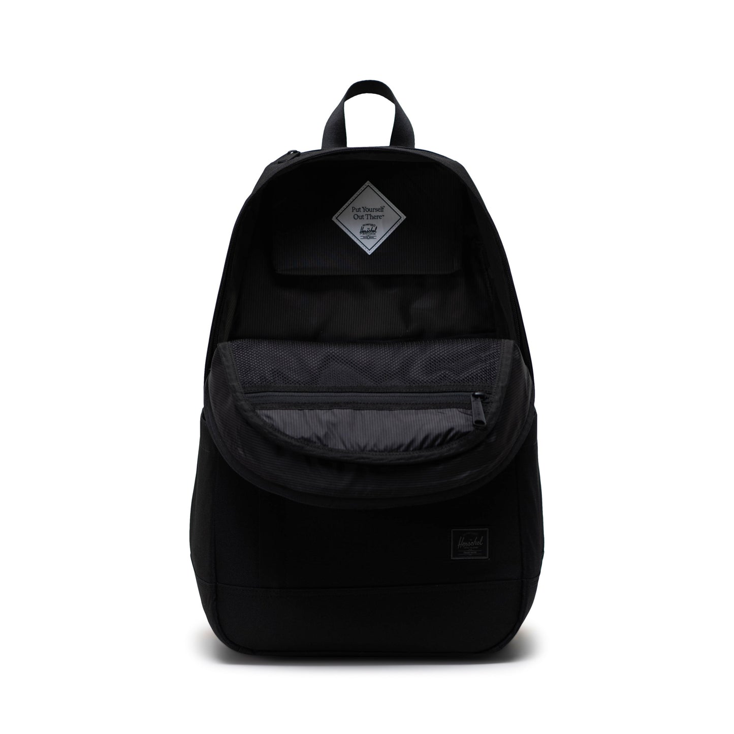 Siyah Tonal Herschel Seymour Su İtici Kumaş Sırt Çantası, 16" Laptop Uyumlu, 26 L