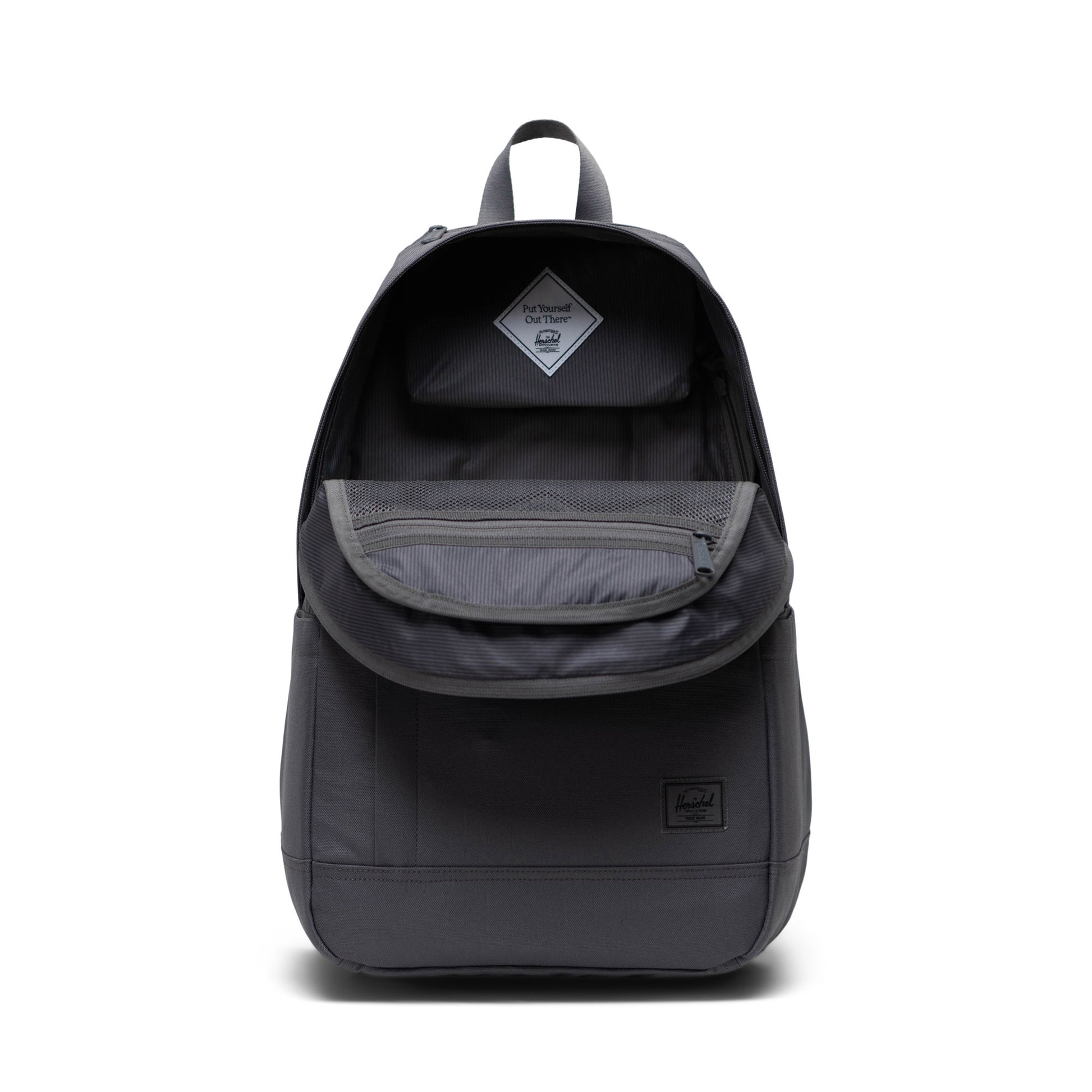 Taş Grisi Herschel Seymour Su İtici Kumaş Sırt Çantası, 16" Laptop Uyumlu, 26 L